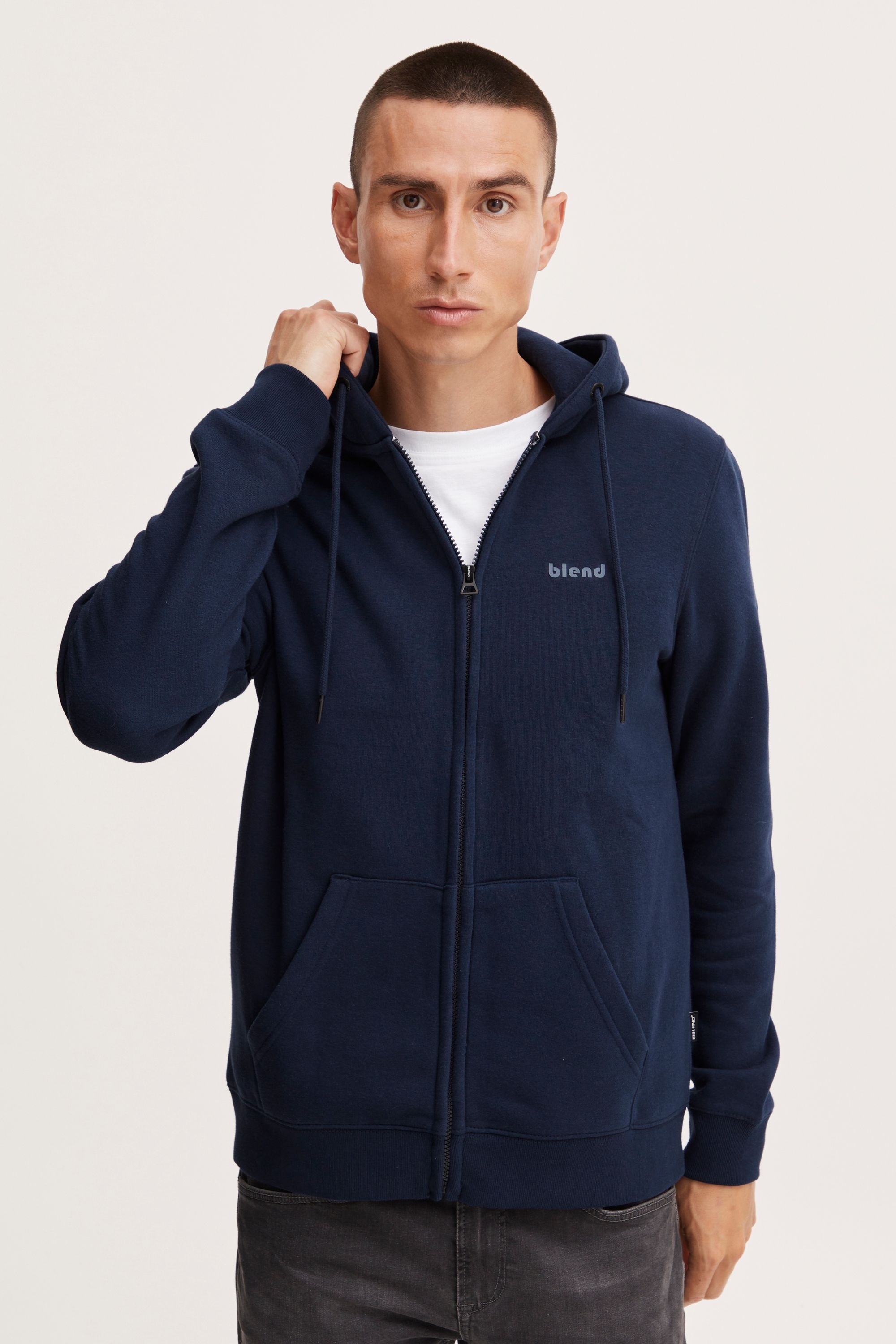 Blend Kapuzensweatjacke "BHDowntown", Stilvolle Kapuzensweatjacke günstig online kaufen