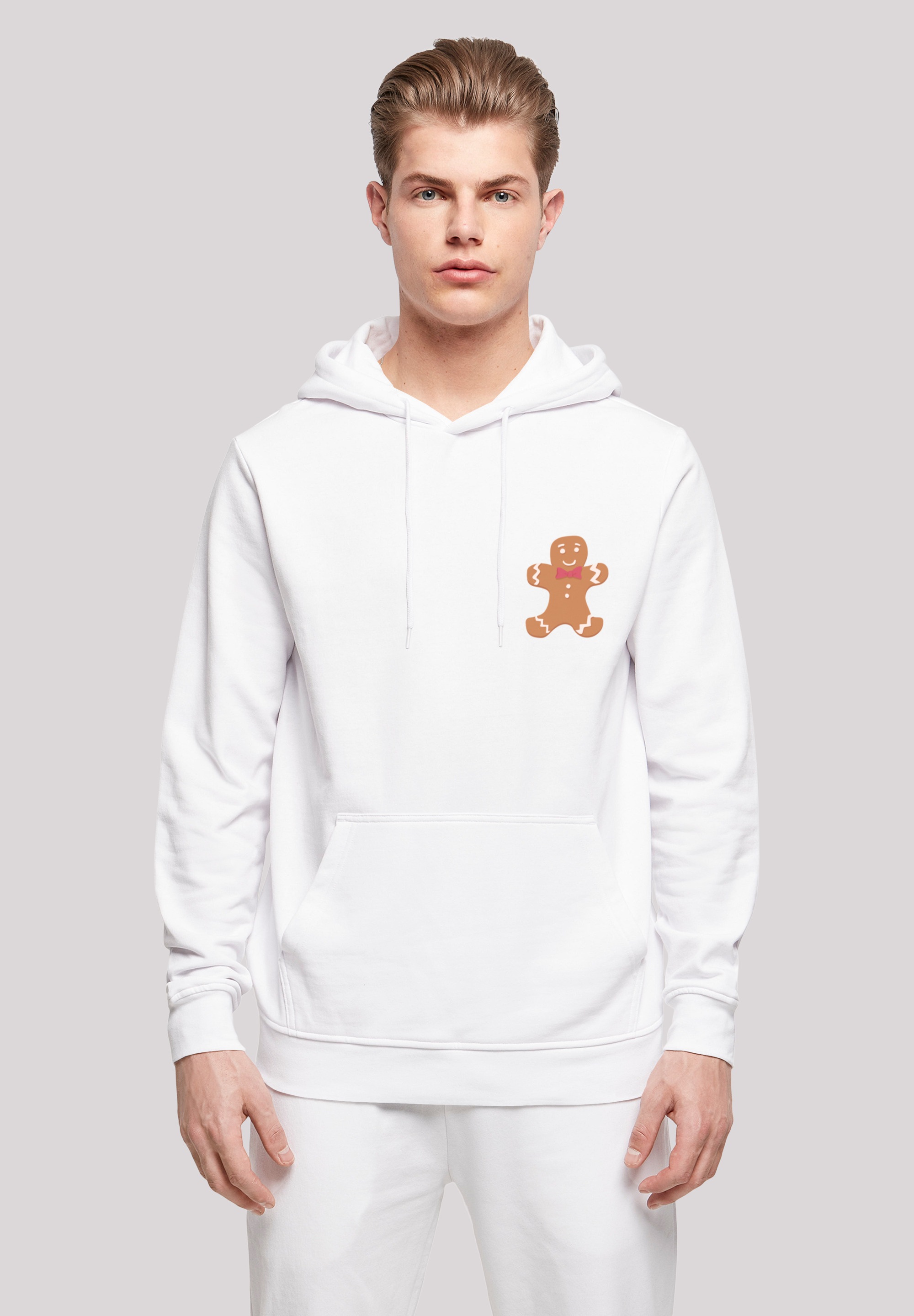 F4NT4STIC Megztinis su gobtuvu »Gingerbread Lebk...