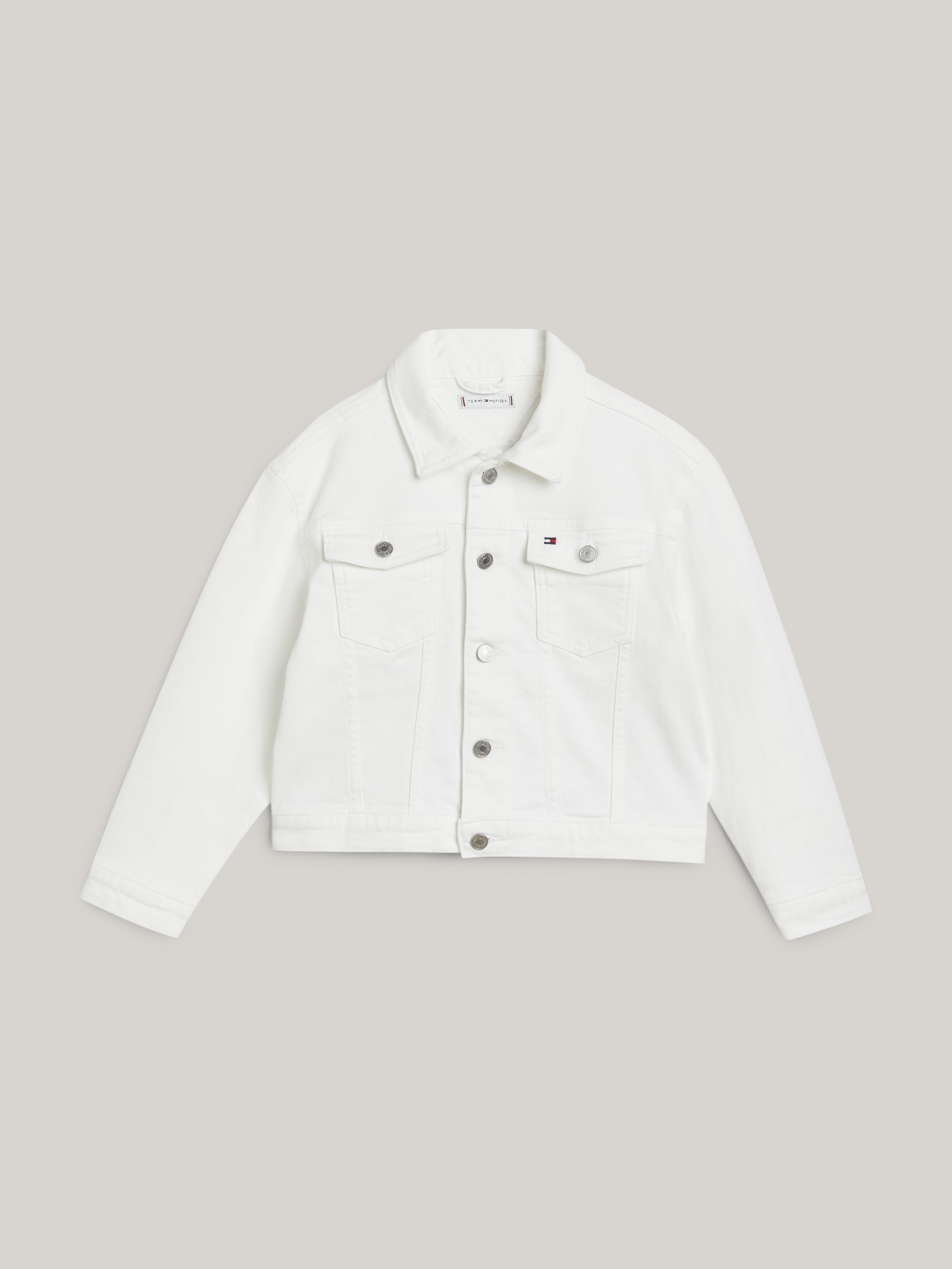 BAUR »DENIM WHITE«, JACKET Kinder bis Tommy | TRUCKER 16 kaufen Jahre Jeansjacke Hilfiger