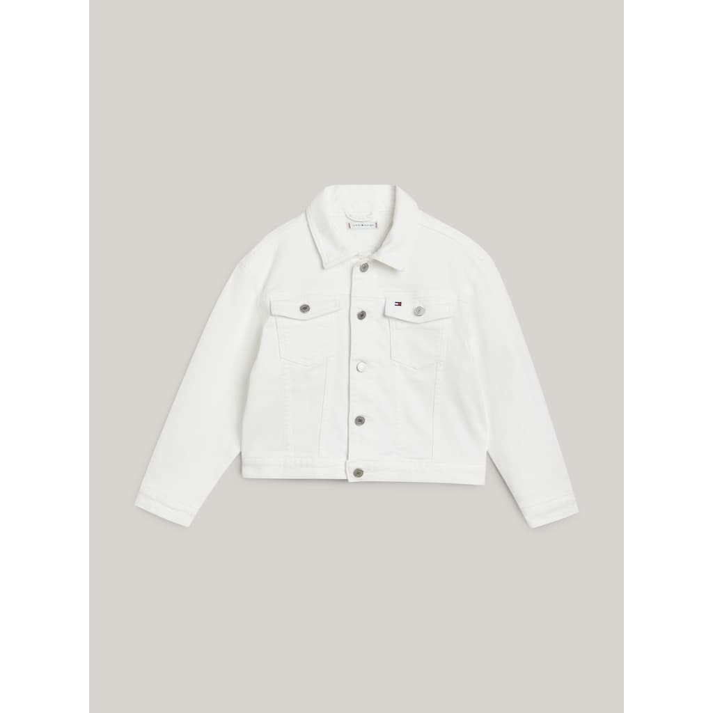 Tommy Hilfiger Jeansjacke »DENIM TRUCKER JACKET WHITE«