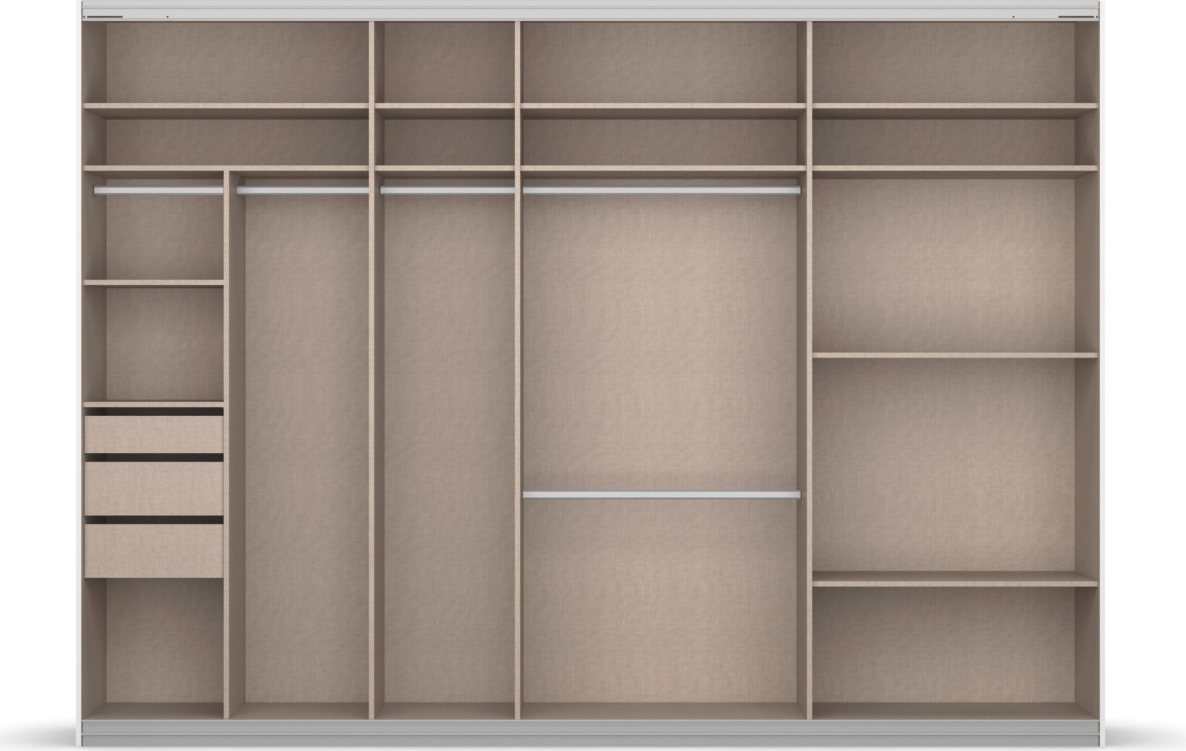 Thumbnail - rauch Schwebetürenschrank "Kleiderschrank Schrank Garderobe Wäscheschrank Ankleide OTELI" Breiten 203/271/315/360 cm Höh...