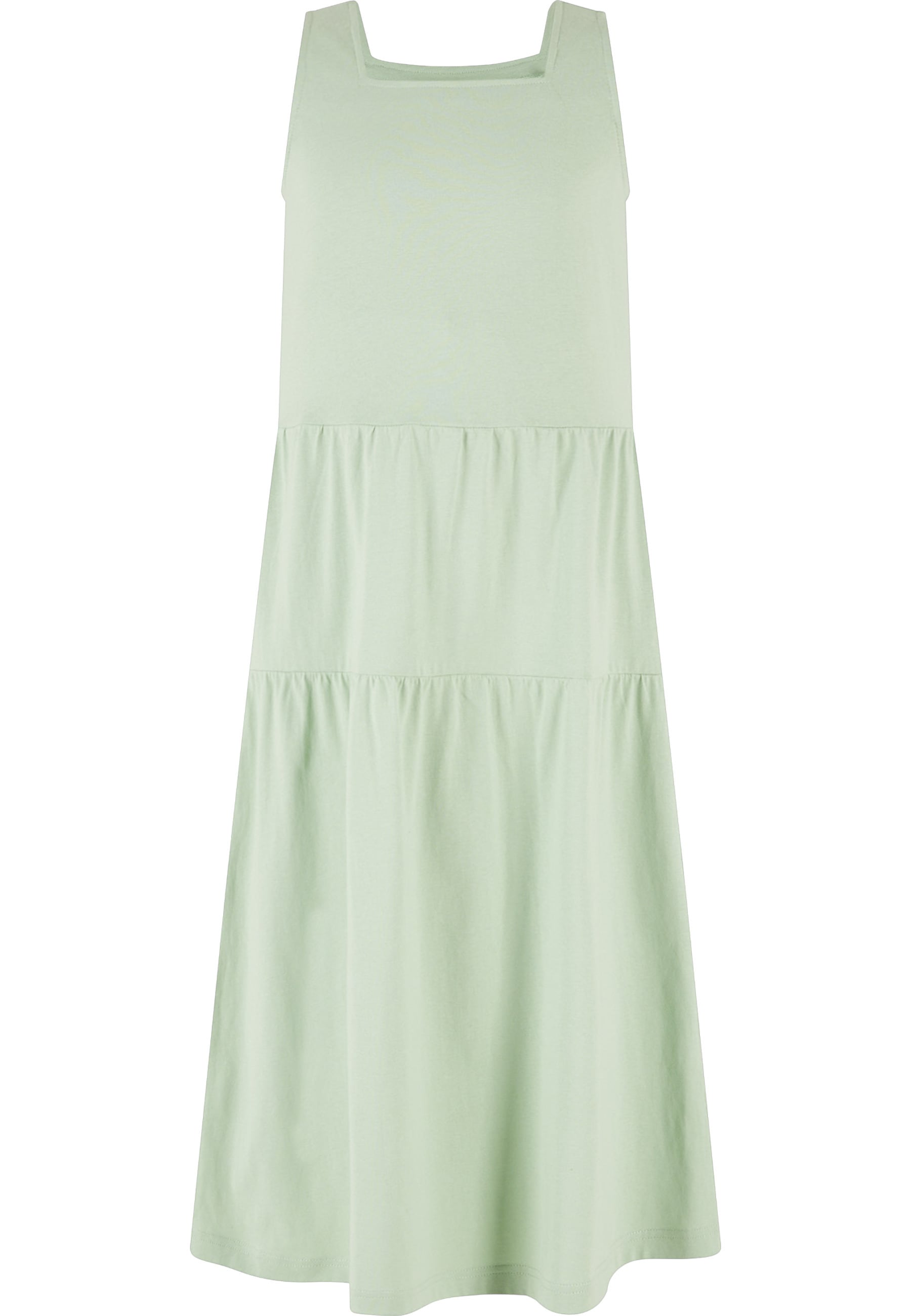 URBAN CLASSICS Shirtkleid "Urban Classics Damen Girls 7/8 Length Valance Summer Dress" 1 Stk. tlg.