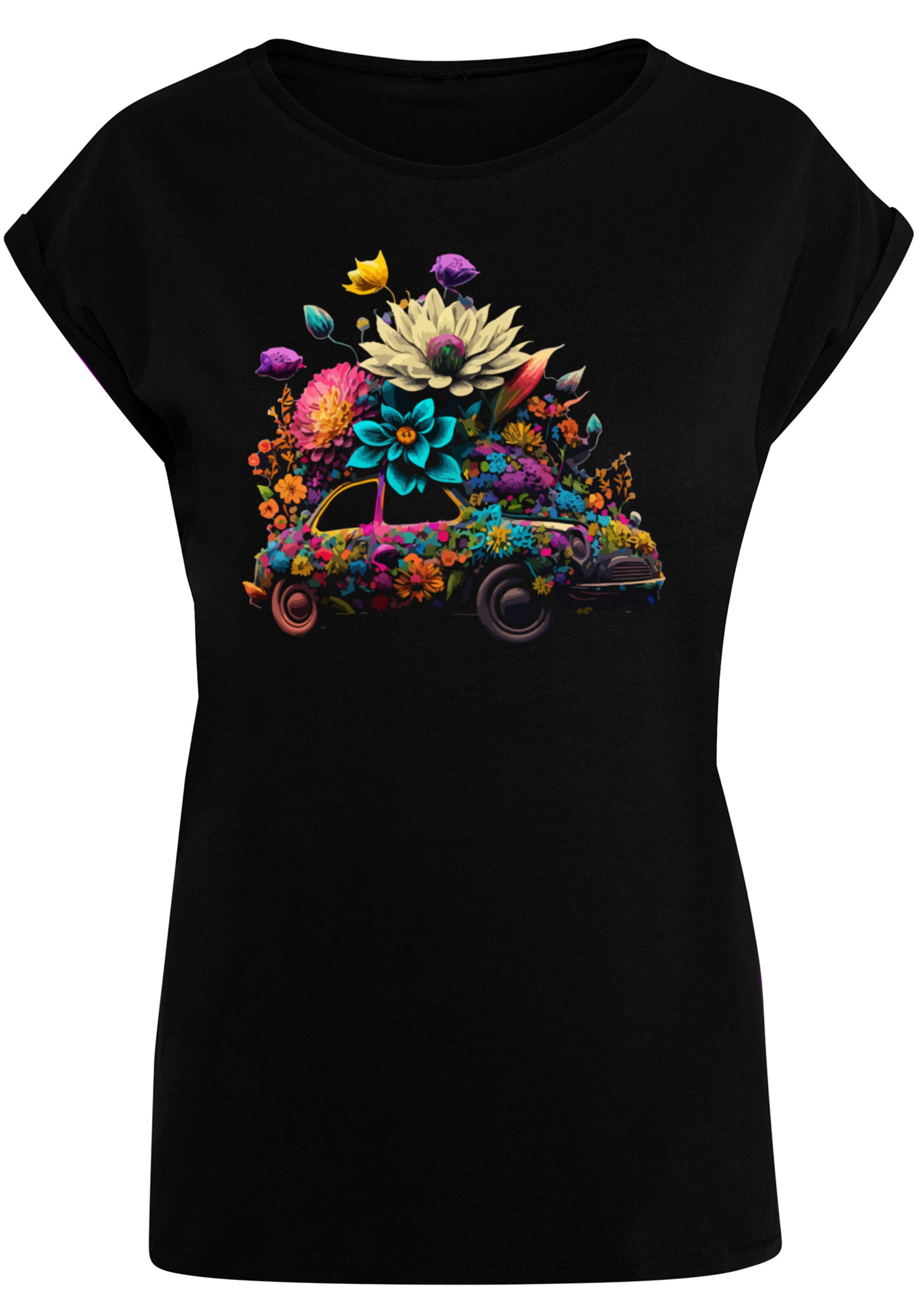 Black Friday F4NT4STIC T-Shirt BAUR »Blumen Tee«, Auto | Print