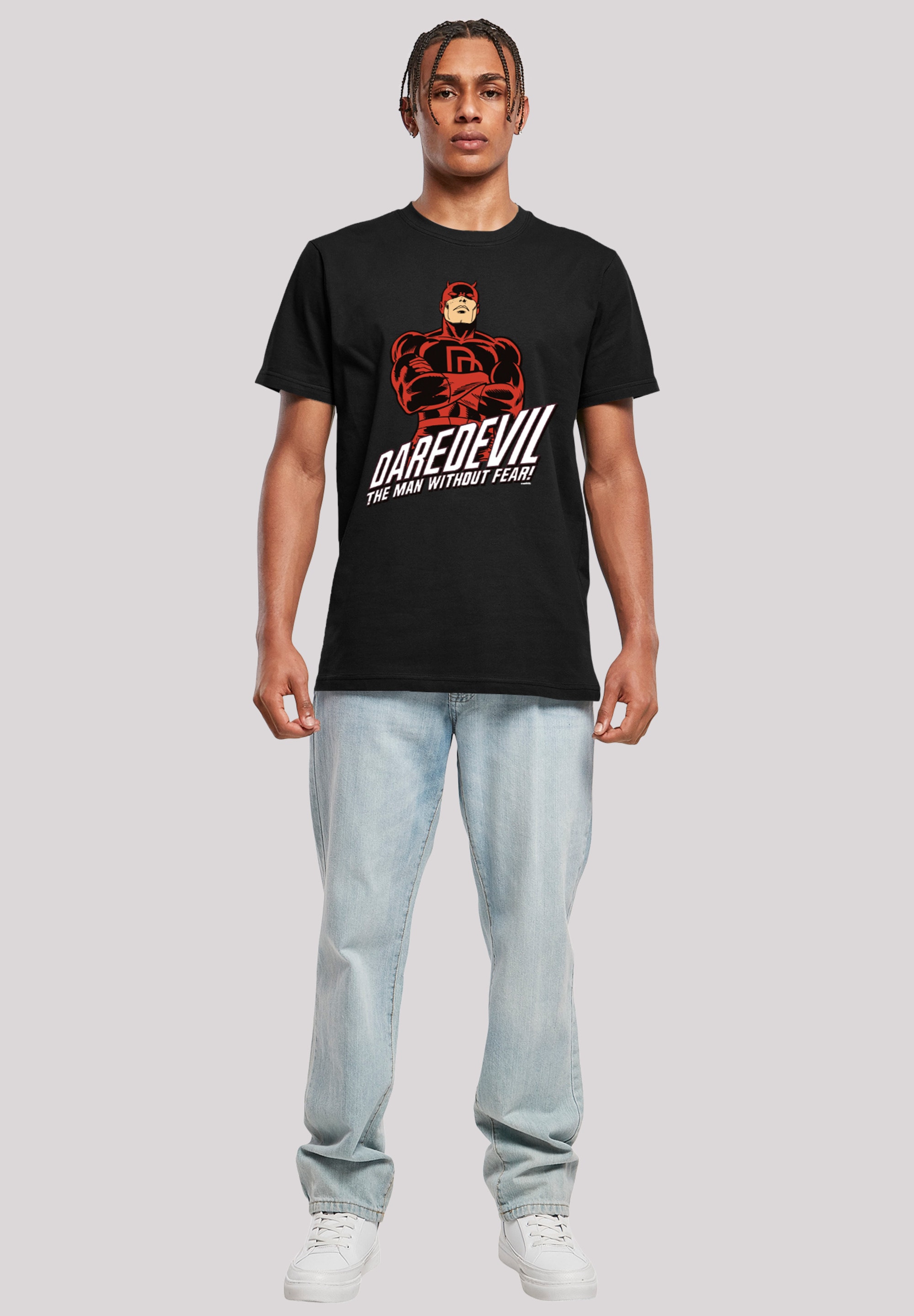 F4NT4STIC T-Shirt »Marvel Daredevil Slogan«, Herren,Premium Merch,Regular-Fit,Basic,Logo Print