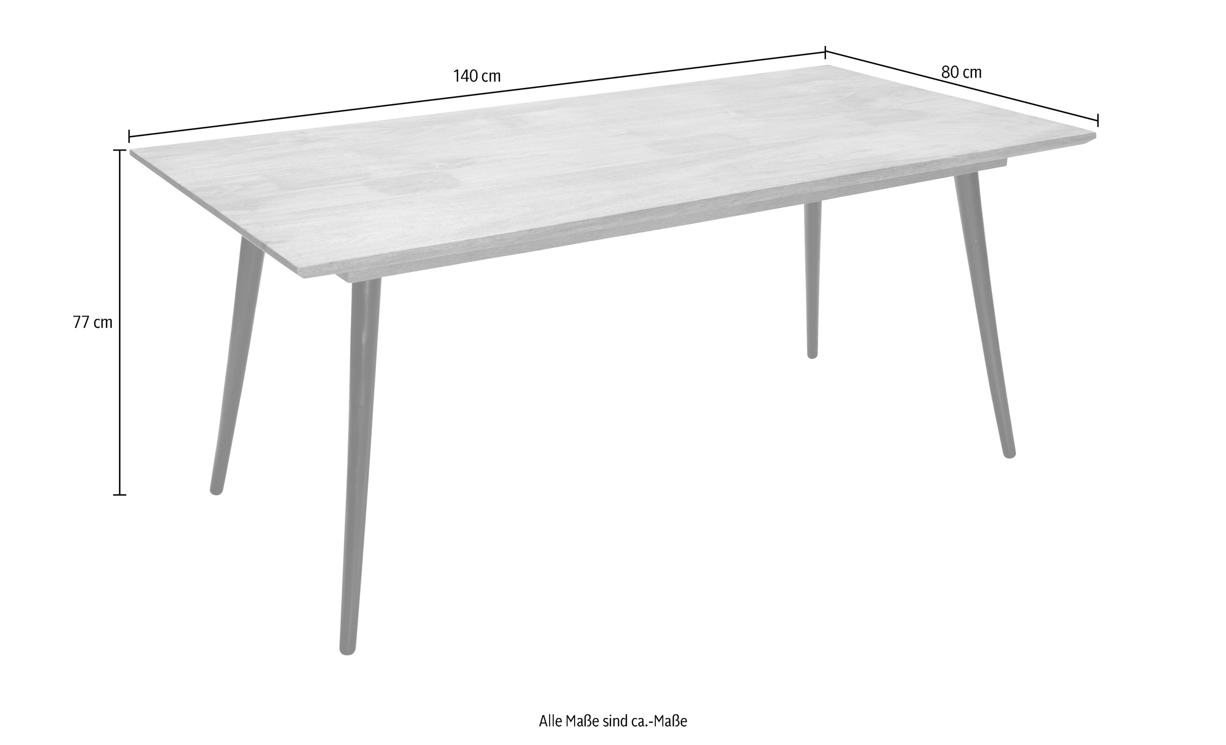 TOM TAILOR HOME Esstisch »T-SOHO TABLE SMALL«, mit schweizer Kante