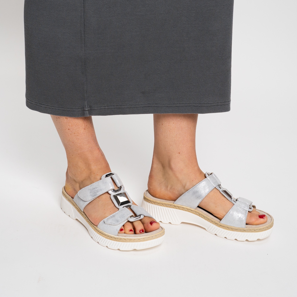 Ara Pantolette »CAPRI«  , Plateau, Sandale, Sommerschuh in Weite G (= weit)