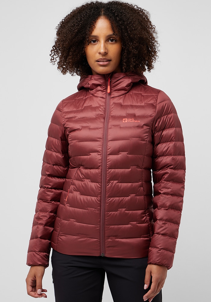 Jack Wolfskin Daunenjacke "PASSAMANI DOWN HOODY W", mit Kapuze