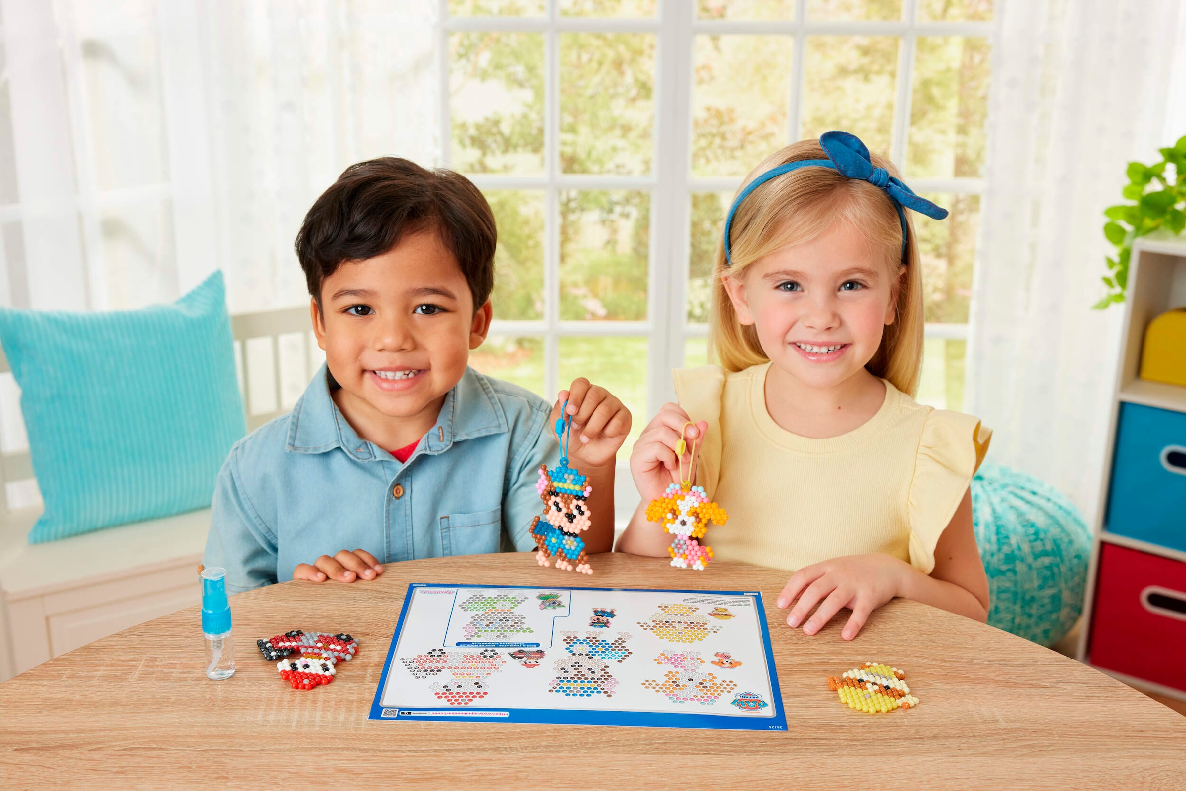 Aquabeads Kreativset »Paw Patrol, Schlüsselanhänger Bastelset«