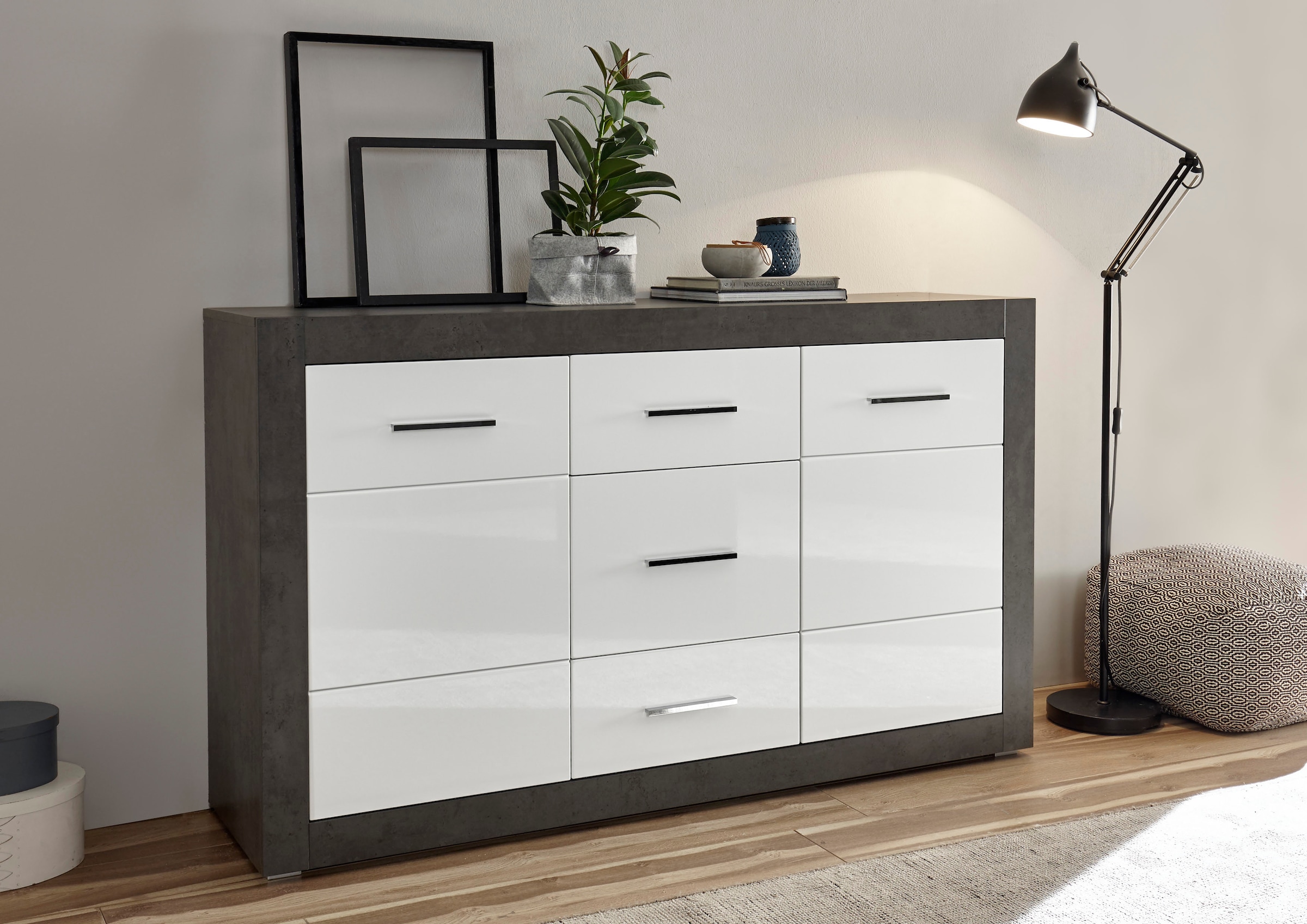 Home affaire Sideboard "Etero" Breite 164 cm günstig online kaufen