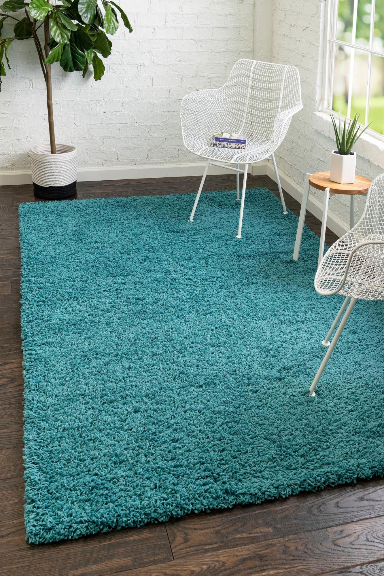 Myflair Möbel & Accessoires Hochflor-Teppich »Shaggy Shag Lagerräumung«, rechteckig, 38 mm Höhe, gewebt, Uni Farben, ideal im Wohnzimmer & Schlafzimmer
