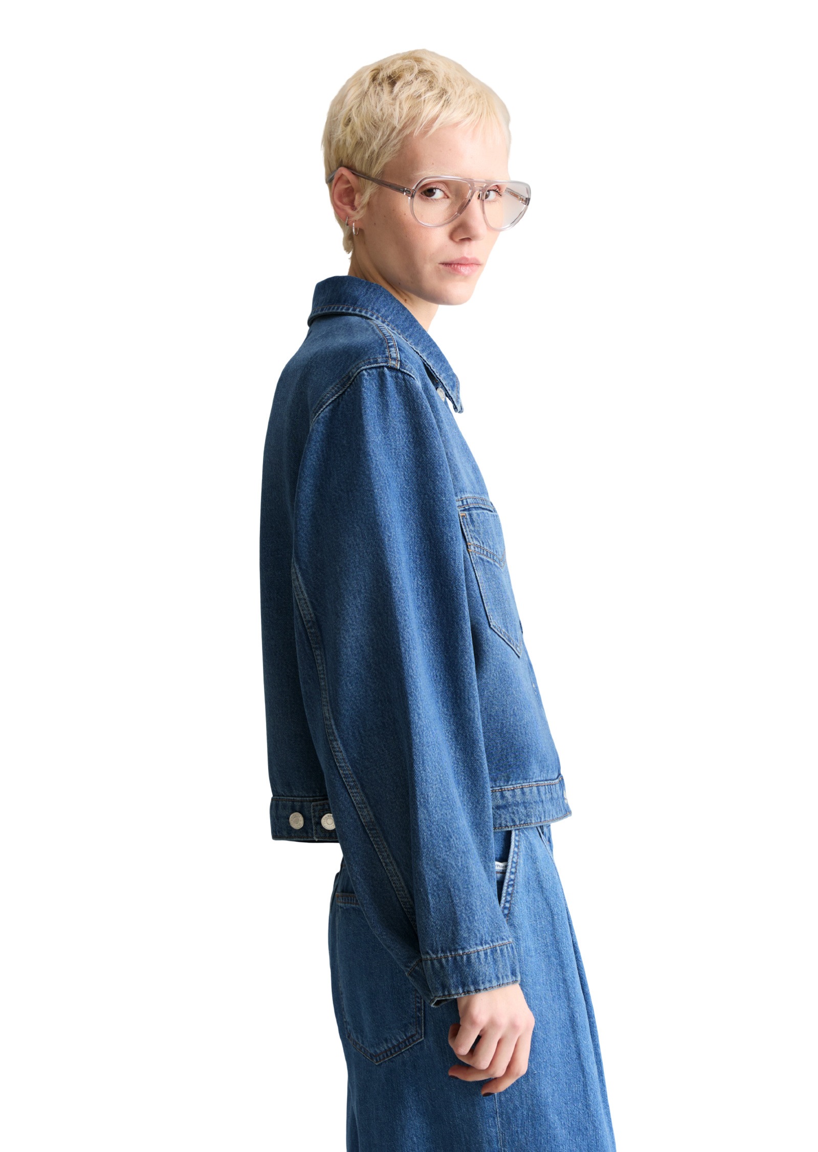 Marc O'Polo DENIM Jeansjacke »aus Organic-Cotton-Lyocell-Mix«