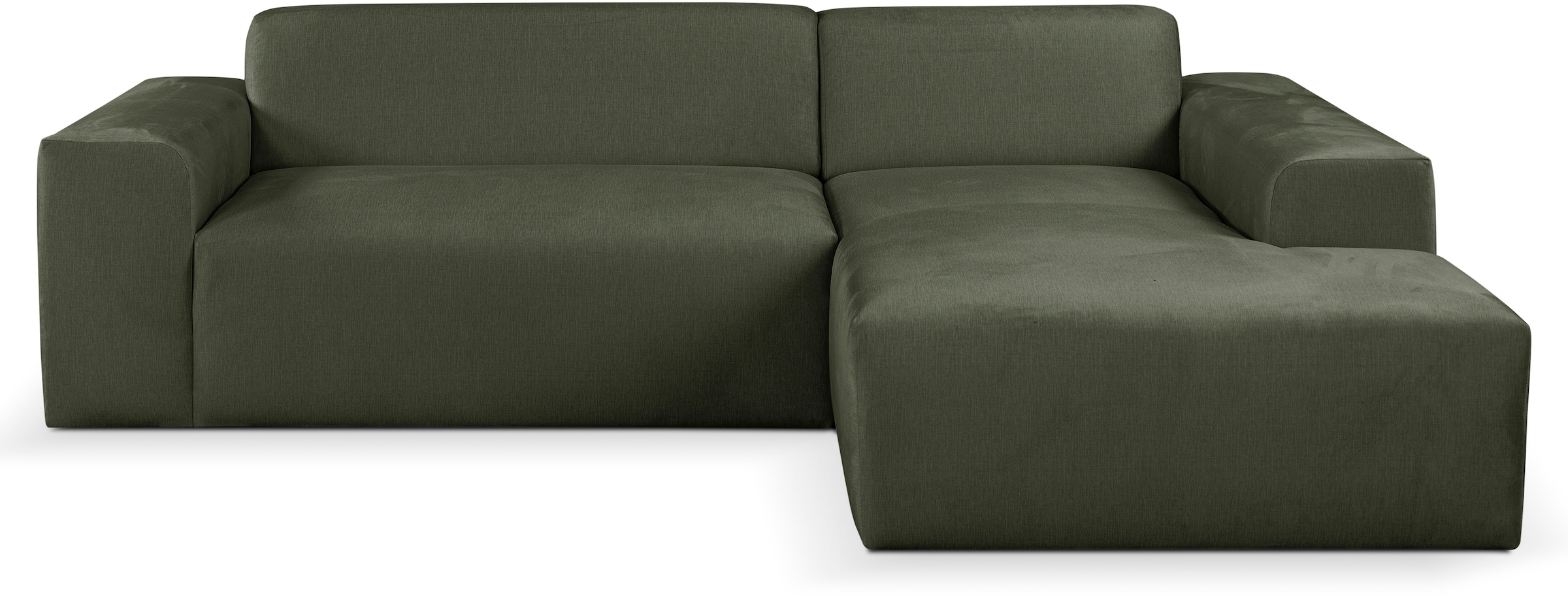 WERK2 Ecksofa "Zeus-L modern & zeitlos, Breite 253 cm, bequemes Sofa" Curvy günstig online kaufen