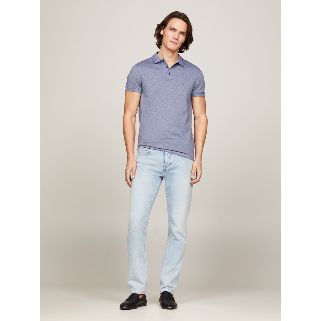 Tommy Hilfiger Poloshirt »PRETWIST MOULINE SLIM FIT POLO«, mit melierter Optik