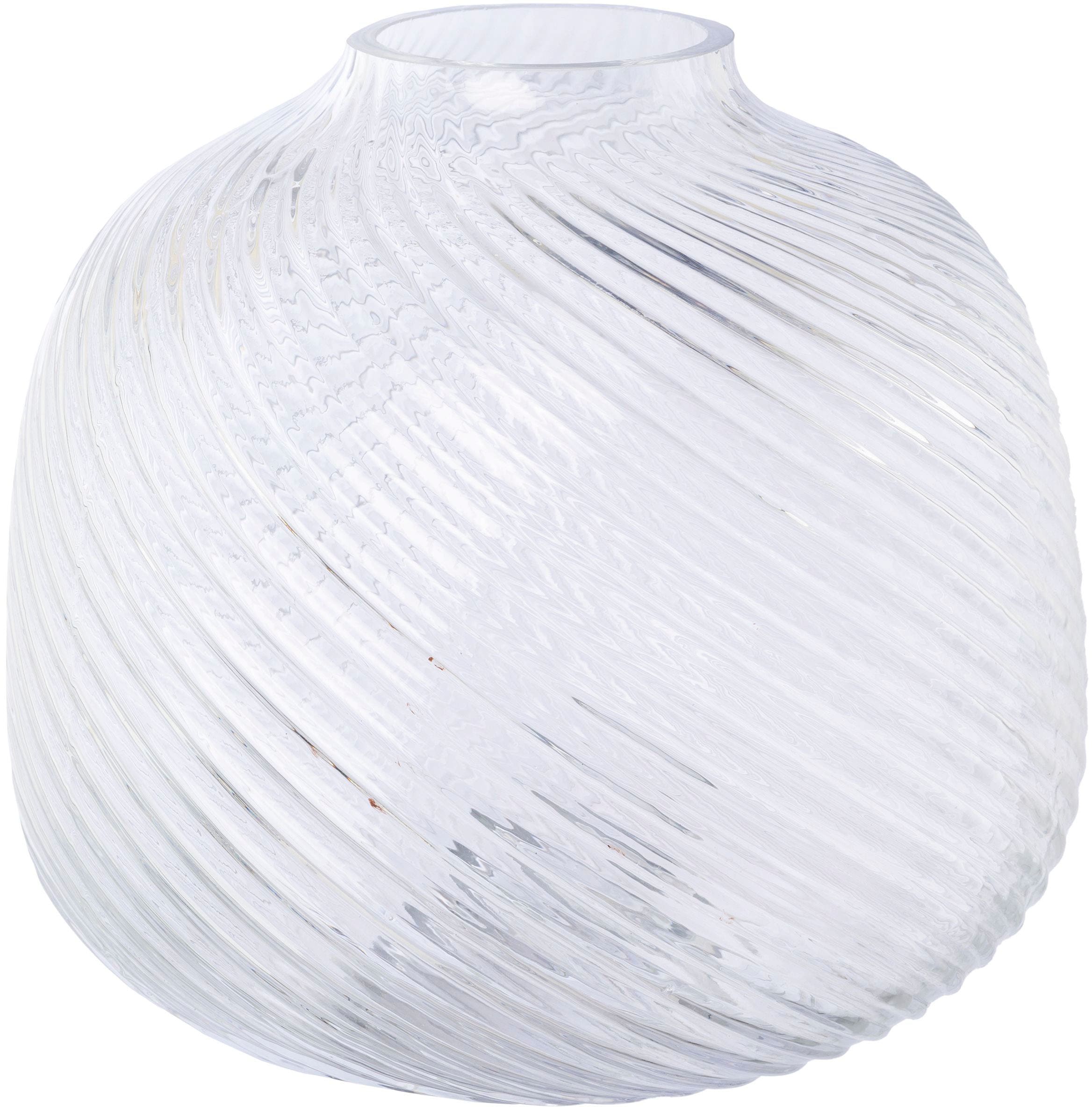 Home affaire Tischvase "Marenne" aus Glas, mit wunderschönem Schliff günstig online kaufen