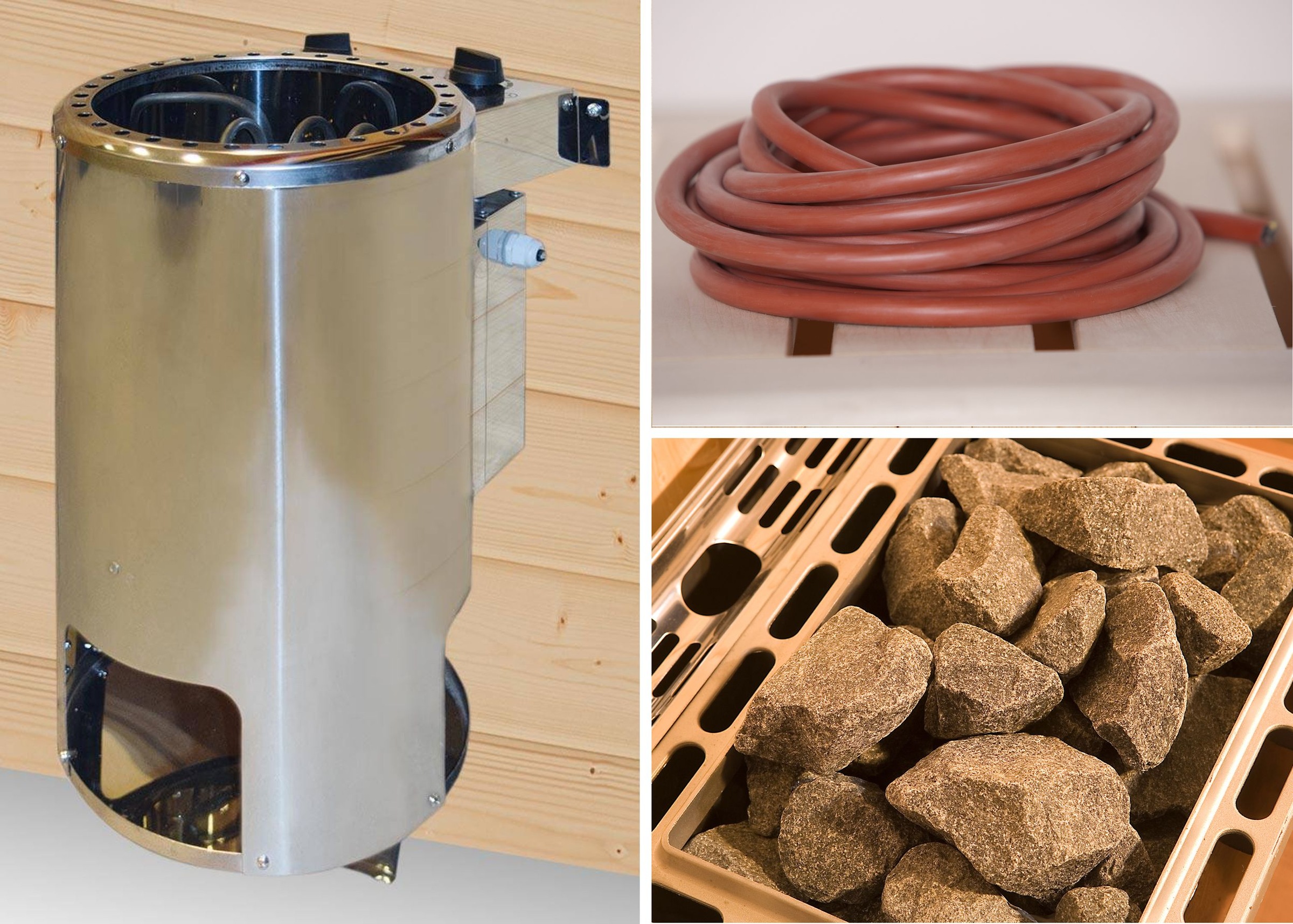 weka Sauna »Element-Ecksauna KIRUNA 1«, vorgefertigte Elemente, moderne Ganzglastür, Eckeinstig