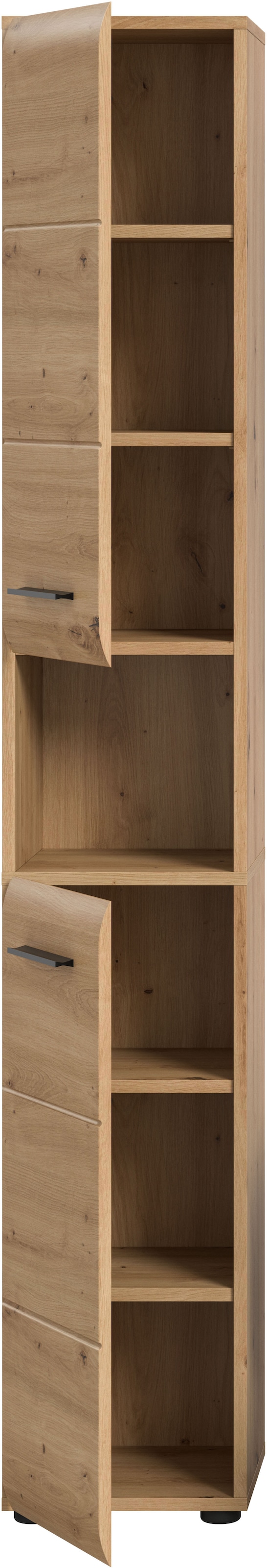 INOSIGN Stauraumschrank, (1 St.), Florenz, Badschrank hoch, Artisan Oak NB, 185 cm Hoch