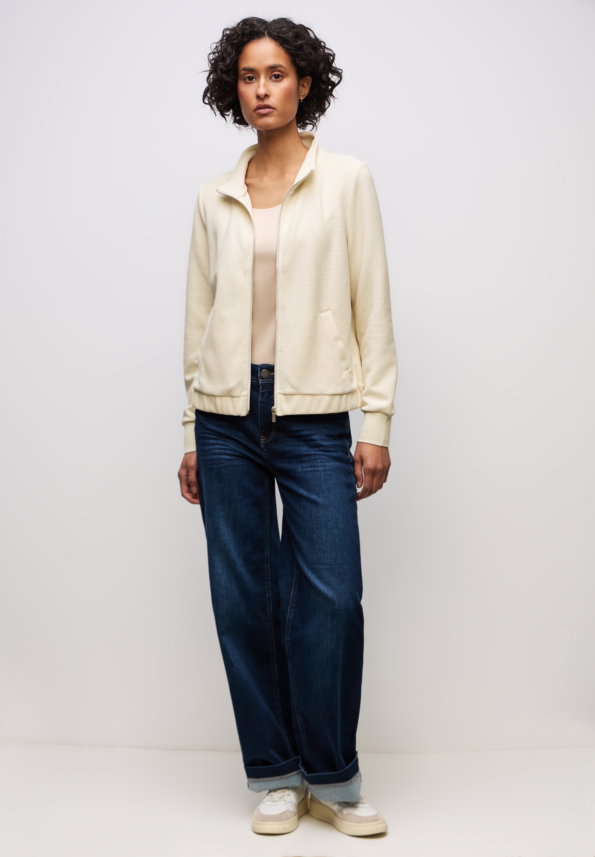 STREET ONE Kurzjacke ohne Kapuze mit Turtleneck