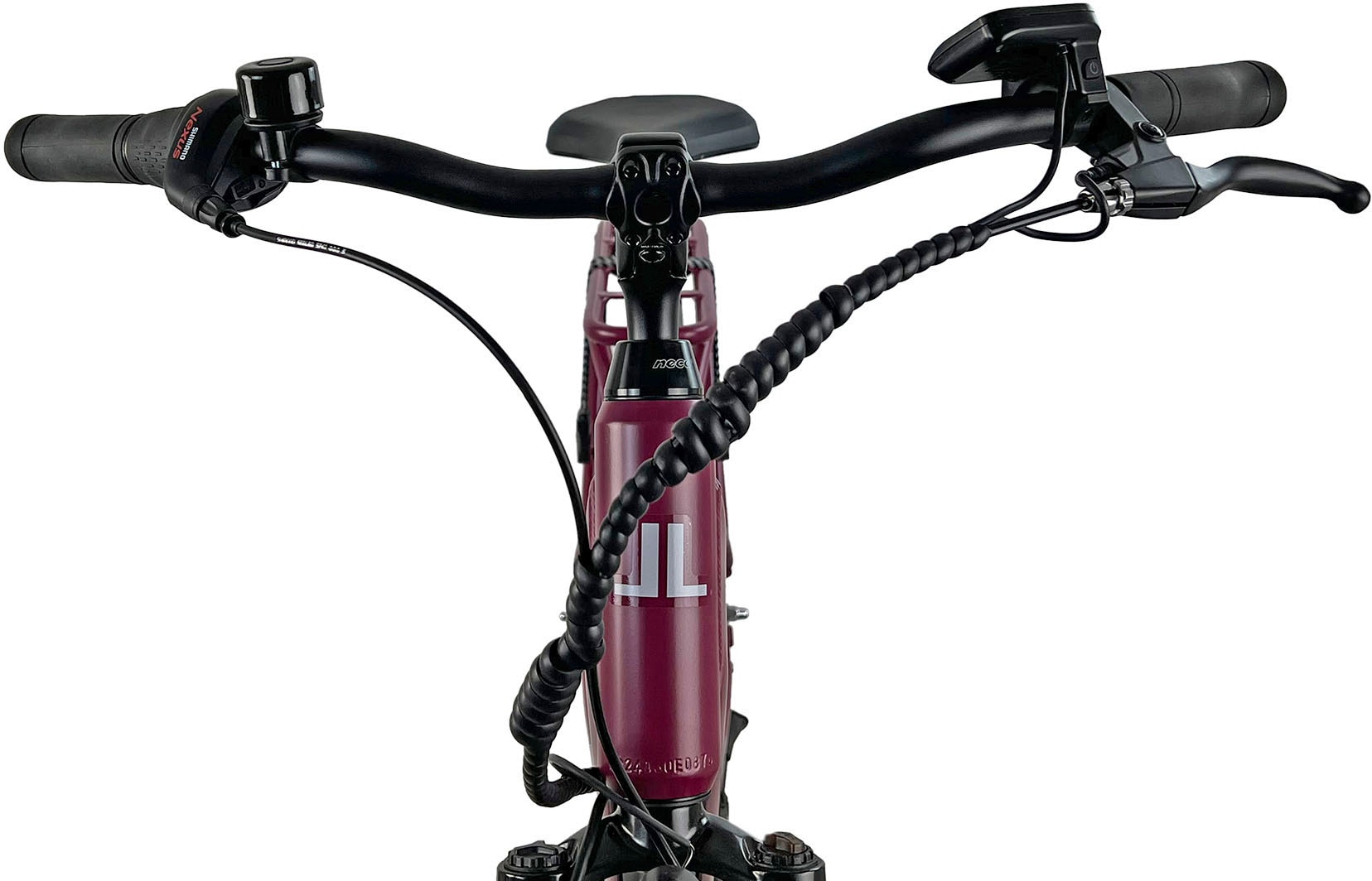 LLobe »City E-Bike 28" Millenium 7G« 10 Gang Shimano Tourney Schaltwerk Kettenschaltung Frontmotor 250 W