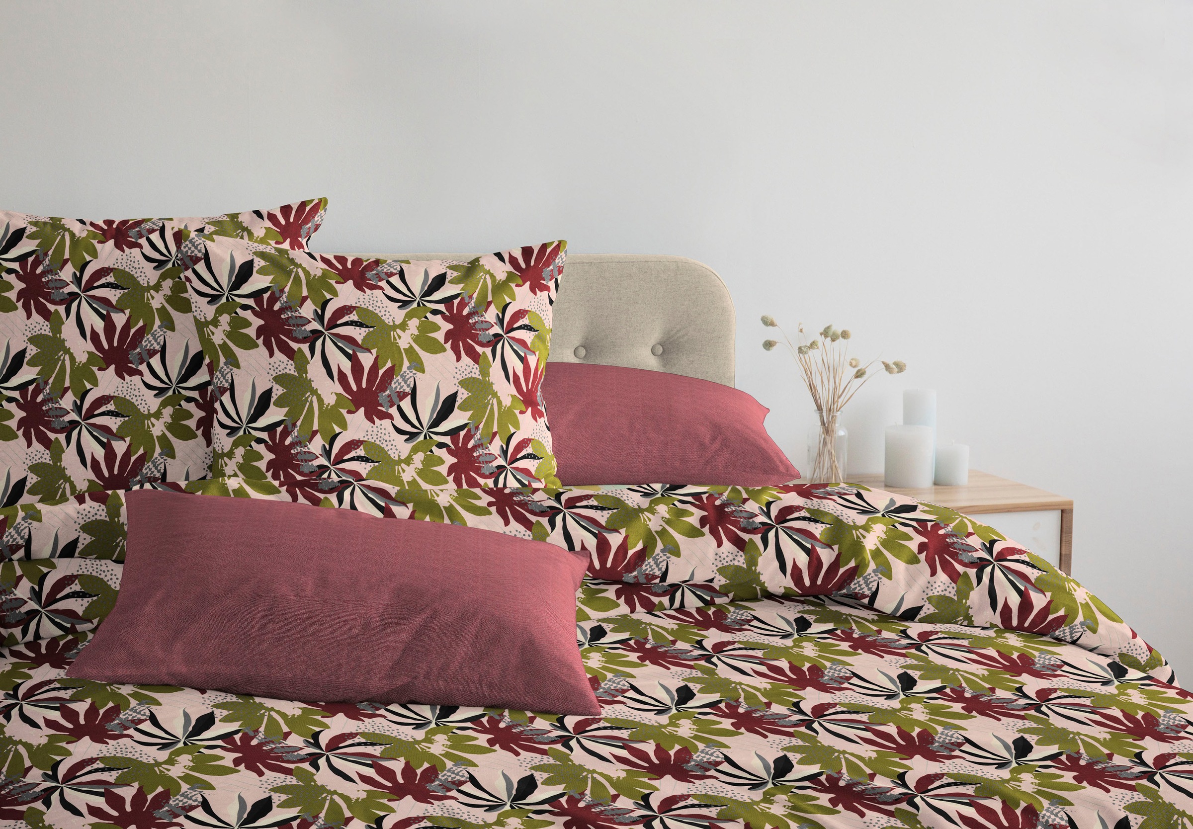 Adam Bettwäsche "Jungle" 2 Stk. aus 100 % Bio-Baumwolle, 2 teilig - Bettwäs günstig online kaufen