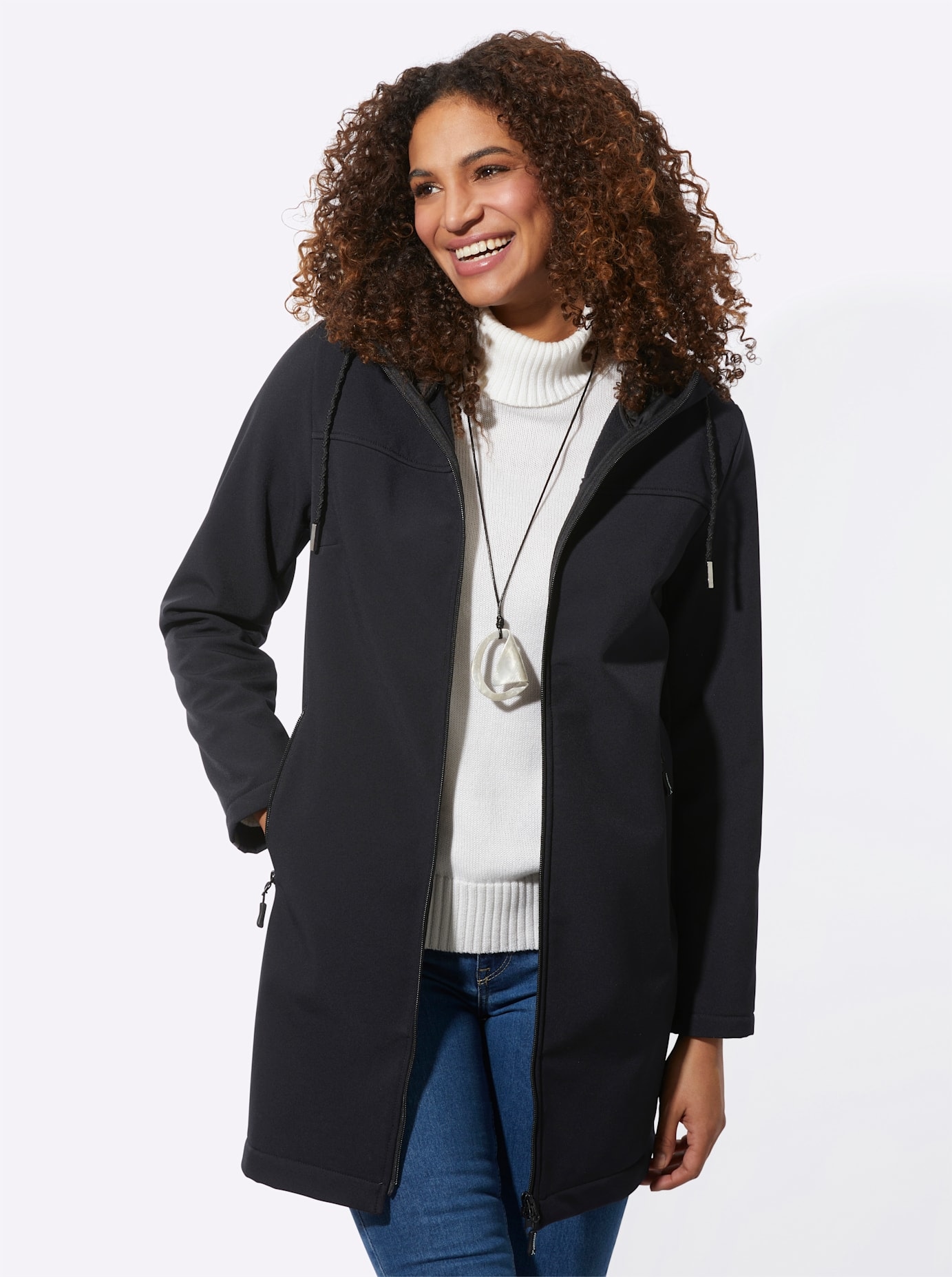 Casual Looks Softshelljacke, mit Kapuze günstig online kaufen