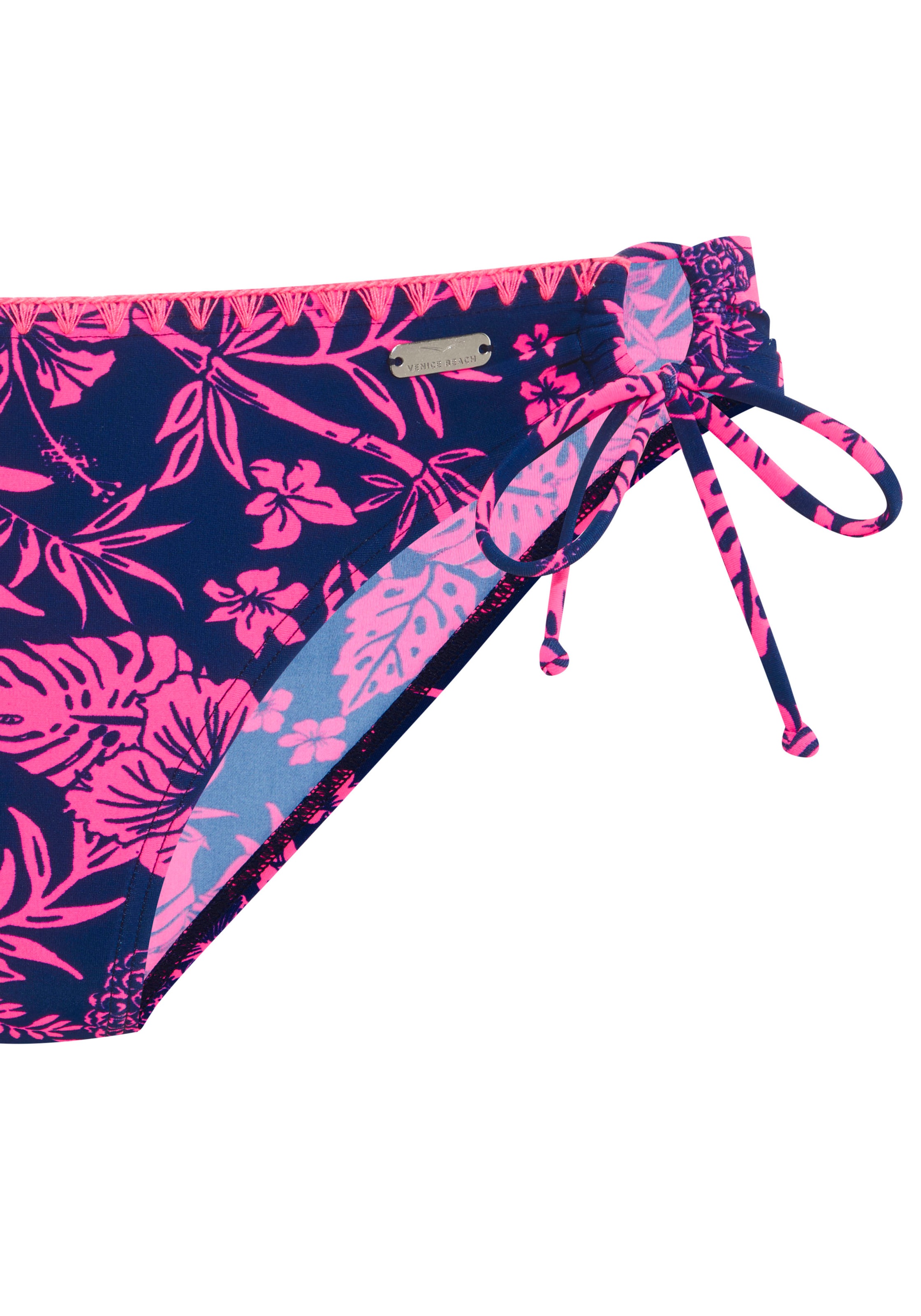 Thumbnail - Venice Beach Triangel-Bikini "Kensi" mit kontrastfarbener Häkelkante