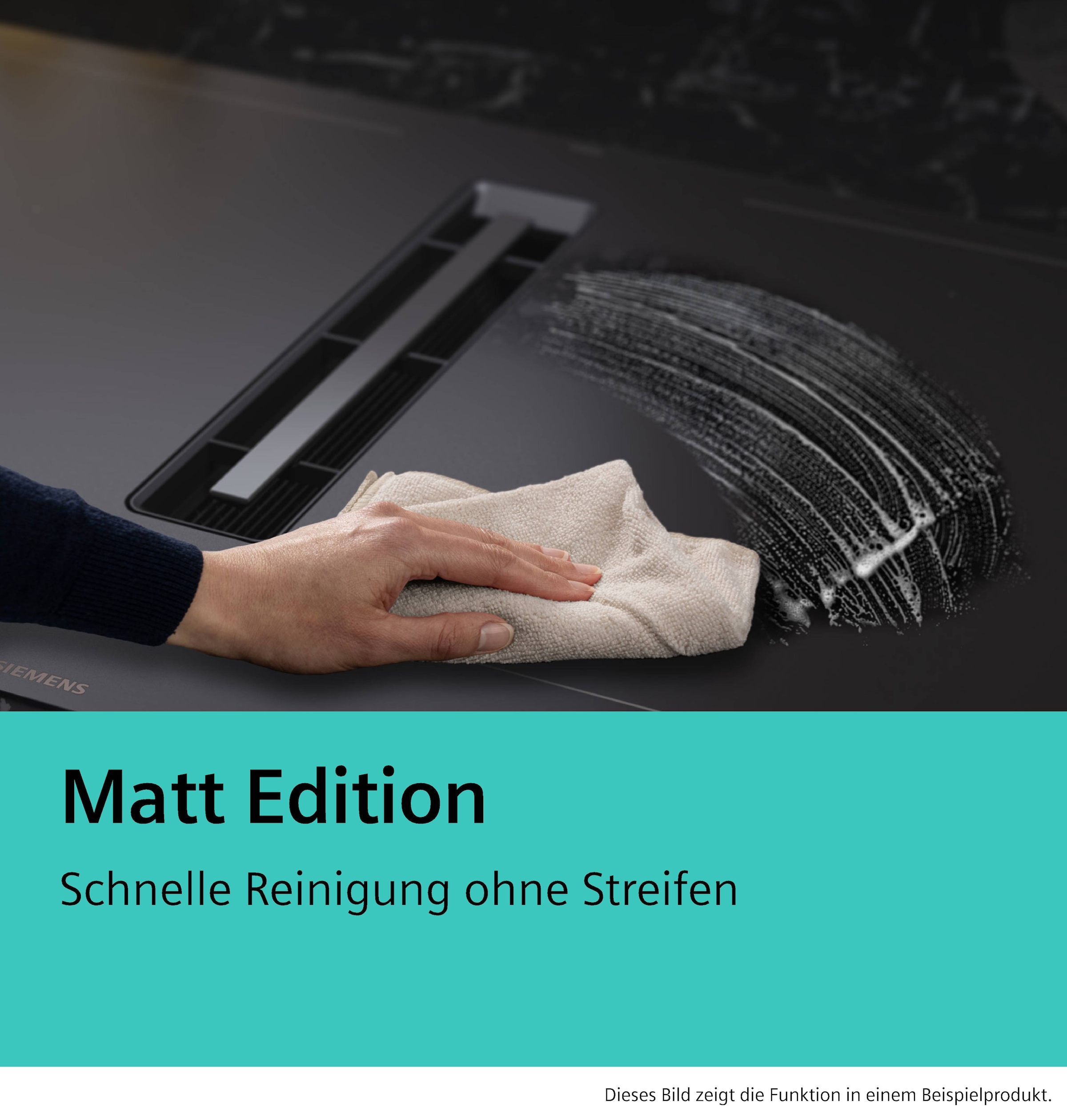 SIEMENS Kochfeld mit Dunstabzug »ED81AHQ26E« Kombi-Induktion für mehr Kochfläche. Matt Edition gegen Fingerabdrücke