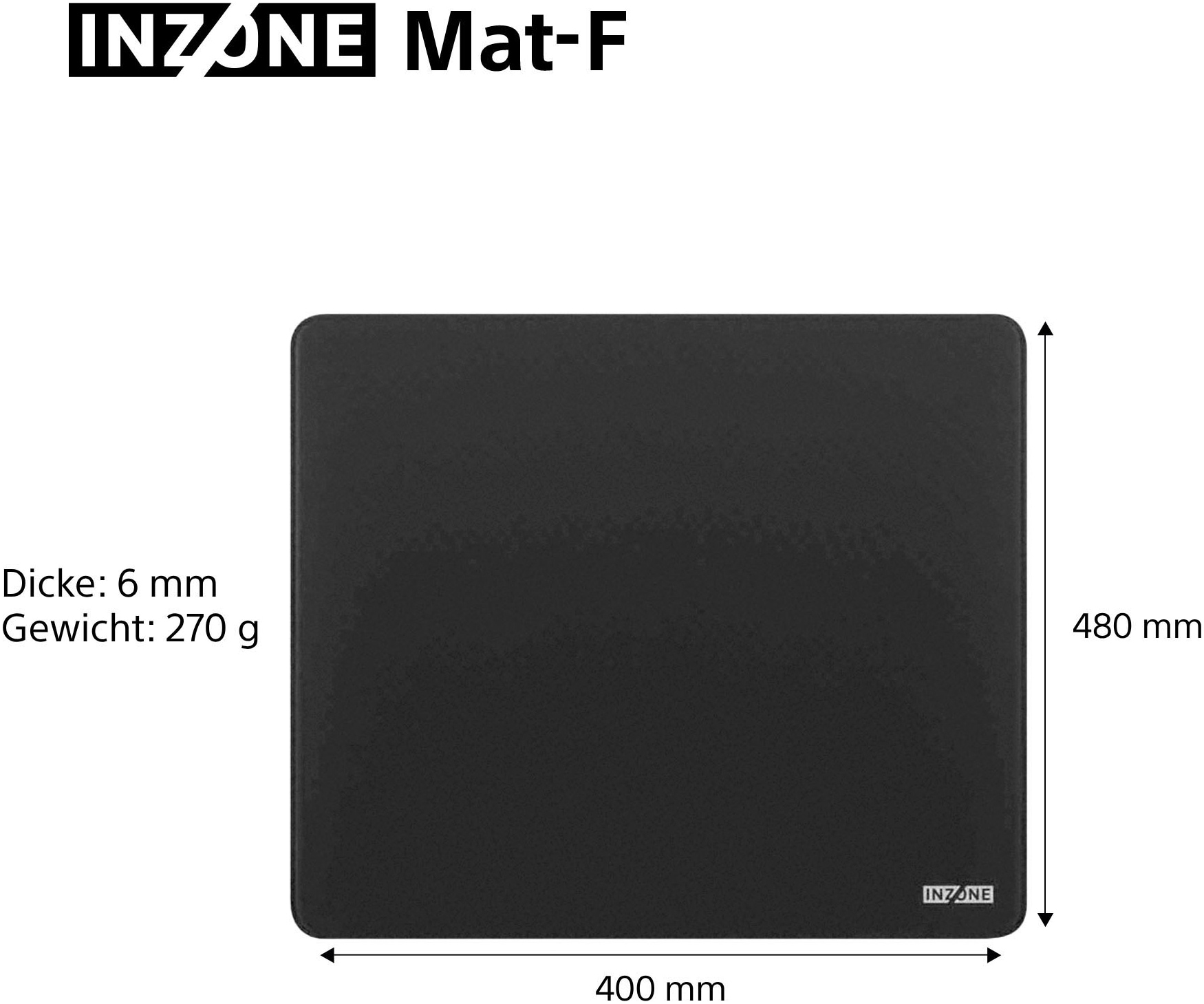 Sony Gaming Mauspad »INZONE Mat-F«