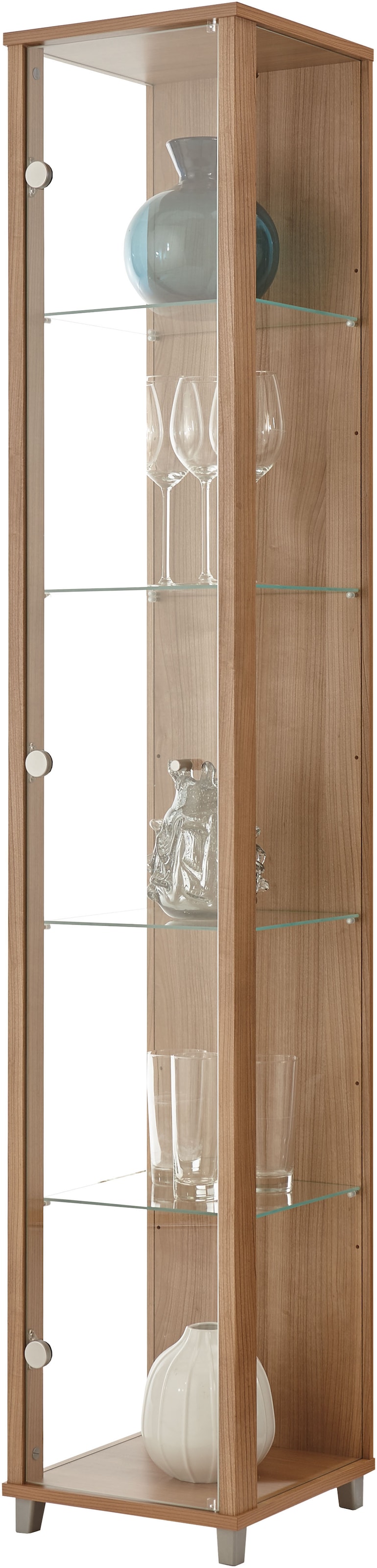 fif möbel Vitrine »OPTIMA Höhe ca. 172 cm«, Standvitrine/Glasvitrine 1x Glastür,perfekt für Sammler,Sammlervitrine