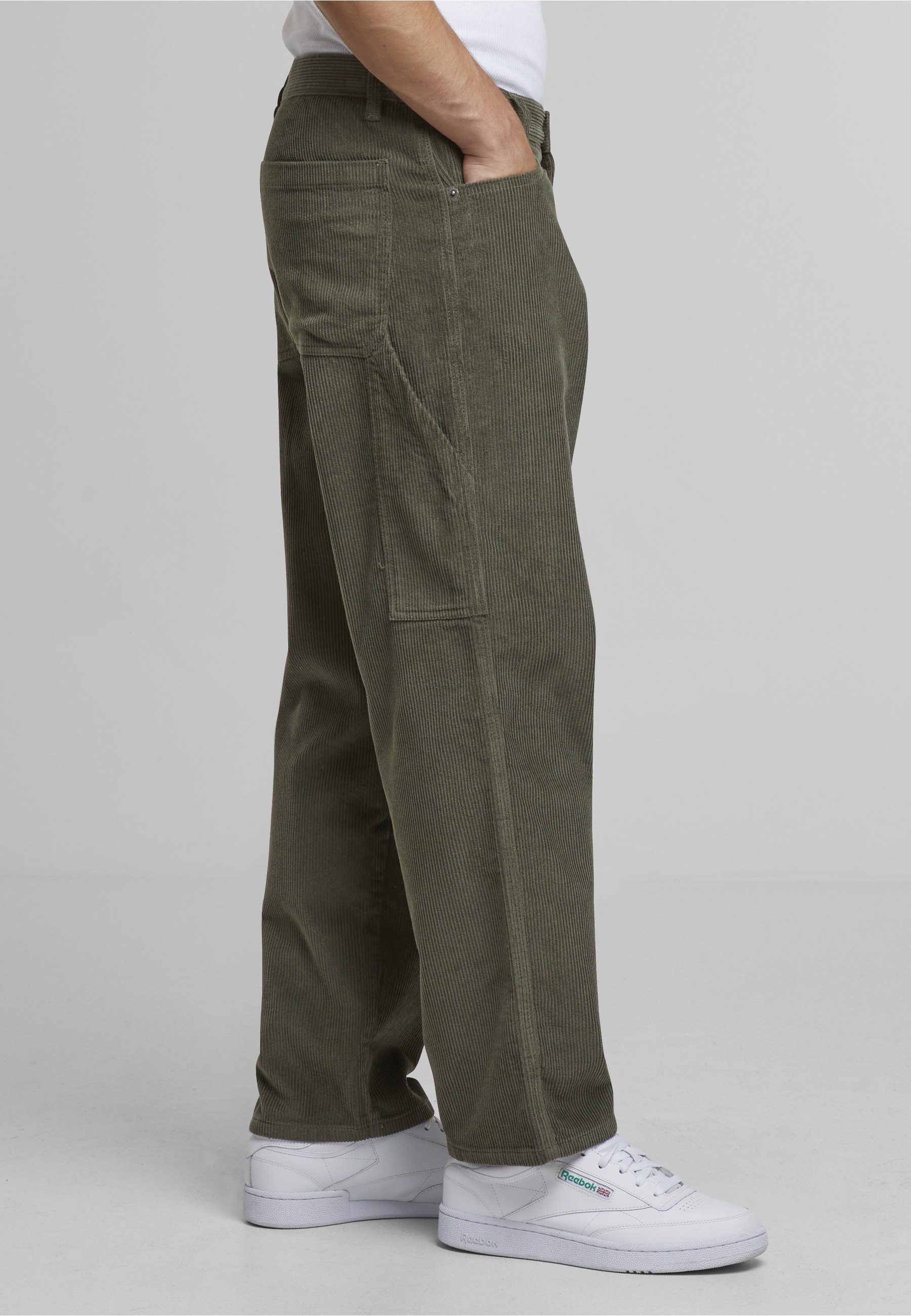 URBAN CLASSICS Stoffhose »Urban Classics Corduroy Carpenter Pants«
