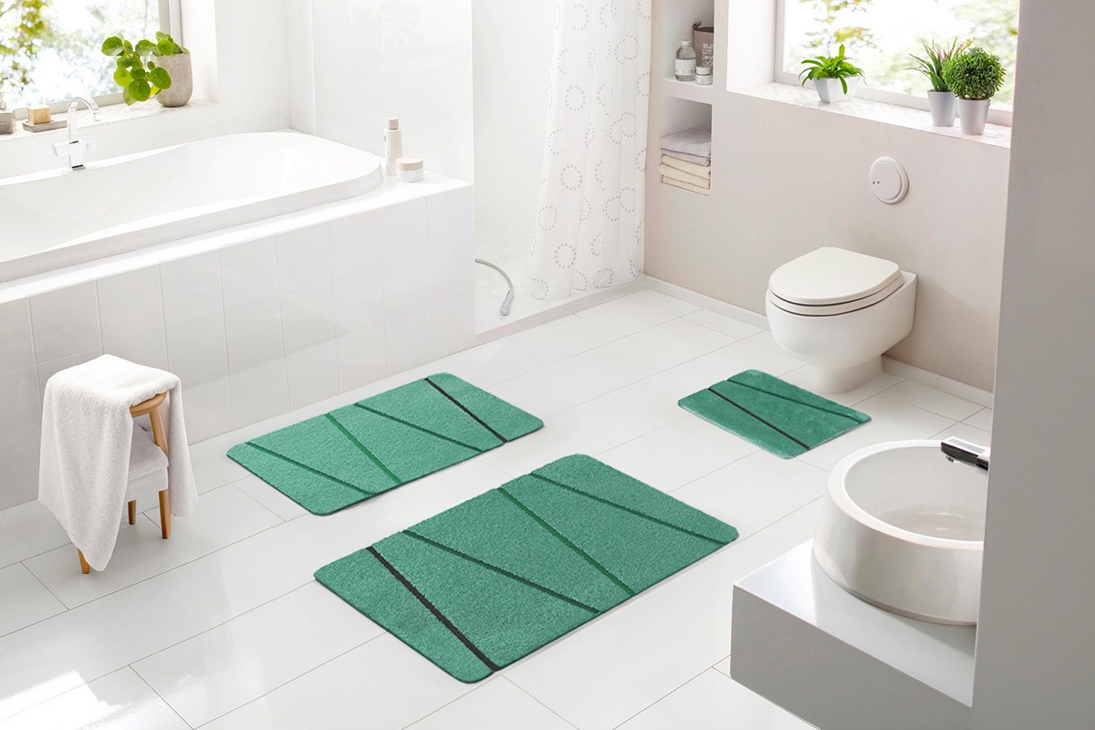 Batex Badematte "Vedia" Höhe 27 mm rutschhemmend beschichtet fußbodenheizun günstig online kaufen