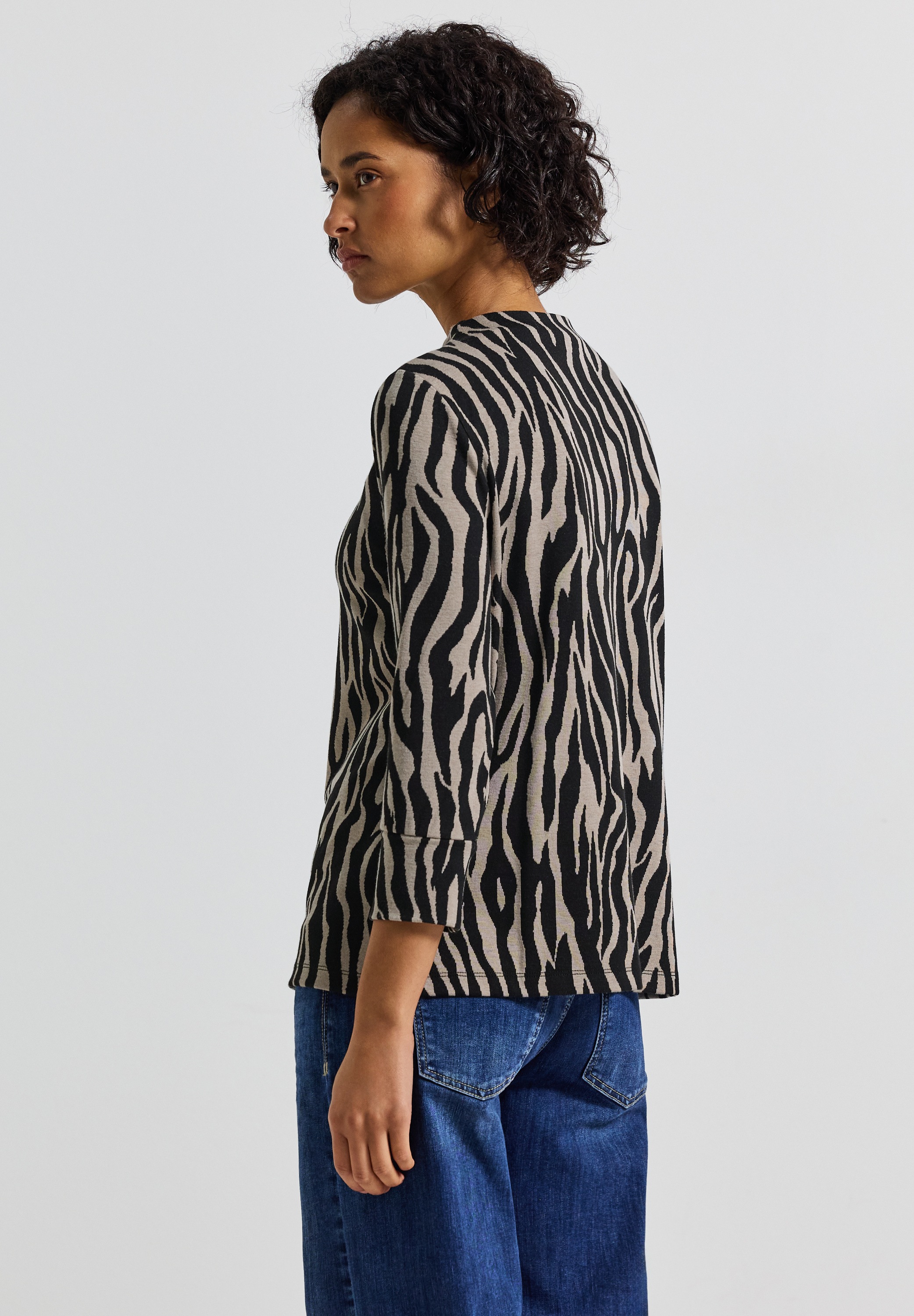 STREET ONE 3/4-Arm-Shirt, mit 3/4 Ärmeln