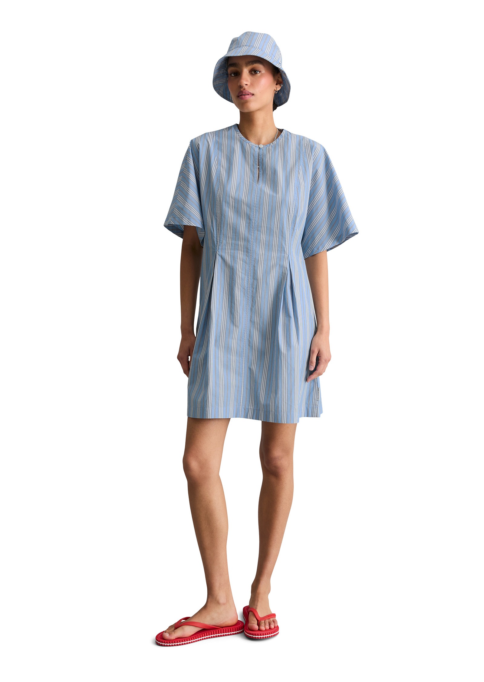 Marc O'Polo DENIM Minikleid »aus Papertouch-Popeline«