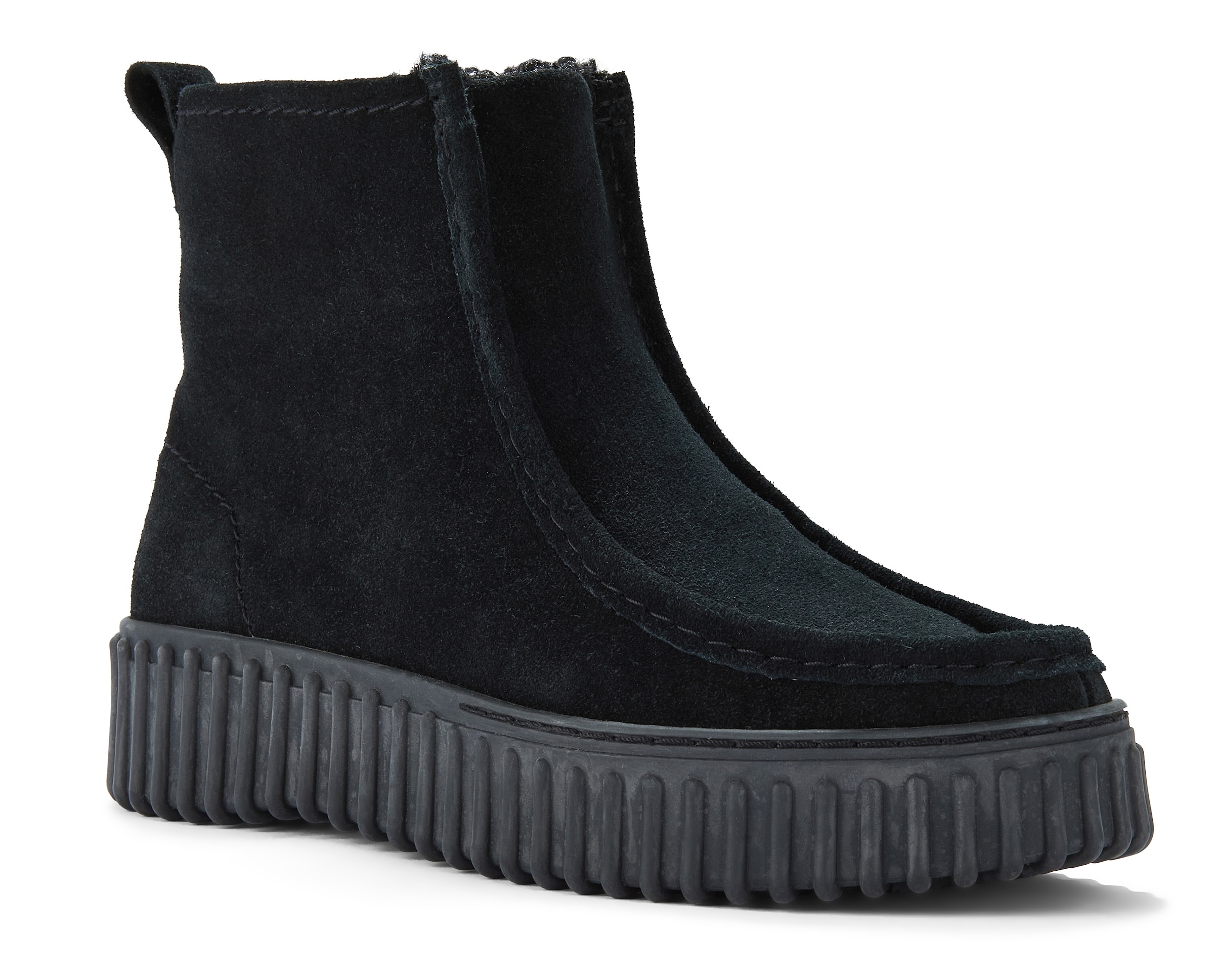 Clarks Winterboots "Torhill Cozy", Plateauboots mit modischer Ziernaht günstig online kaufen