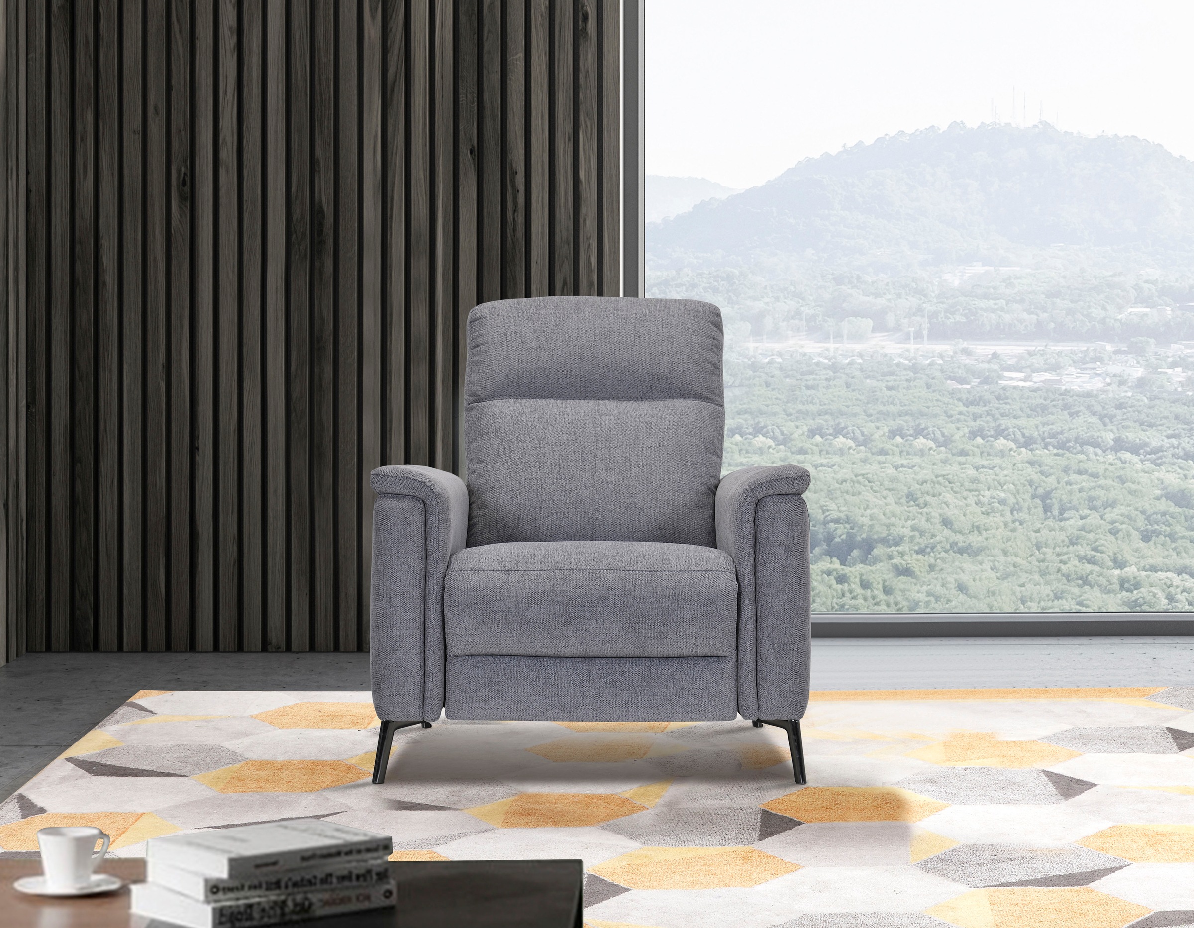 Places of Style Sessel »Barano«, elektrische Relaxfunktion, Kopfteilverstellung, mit USB-Anschluss.