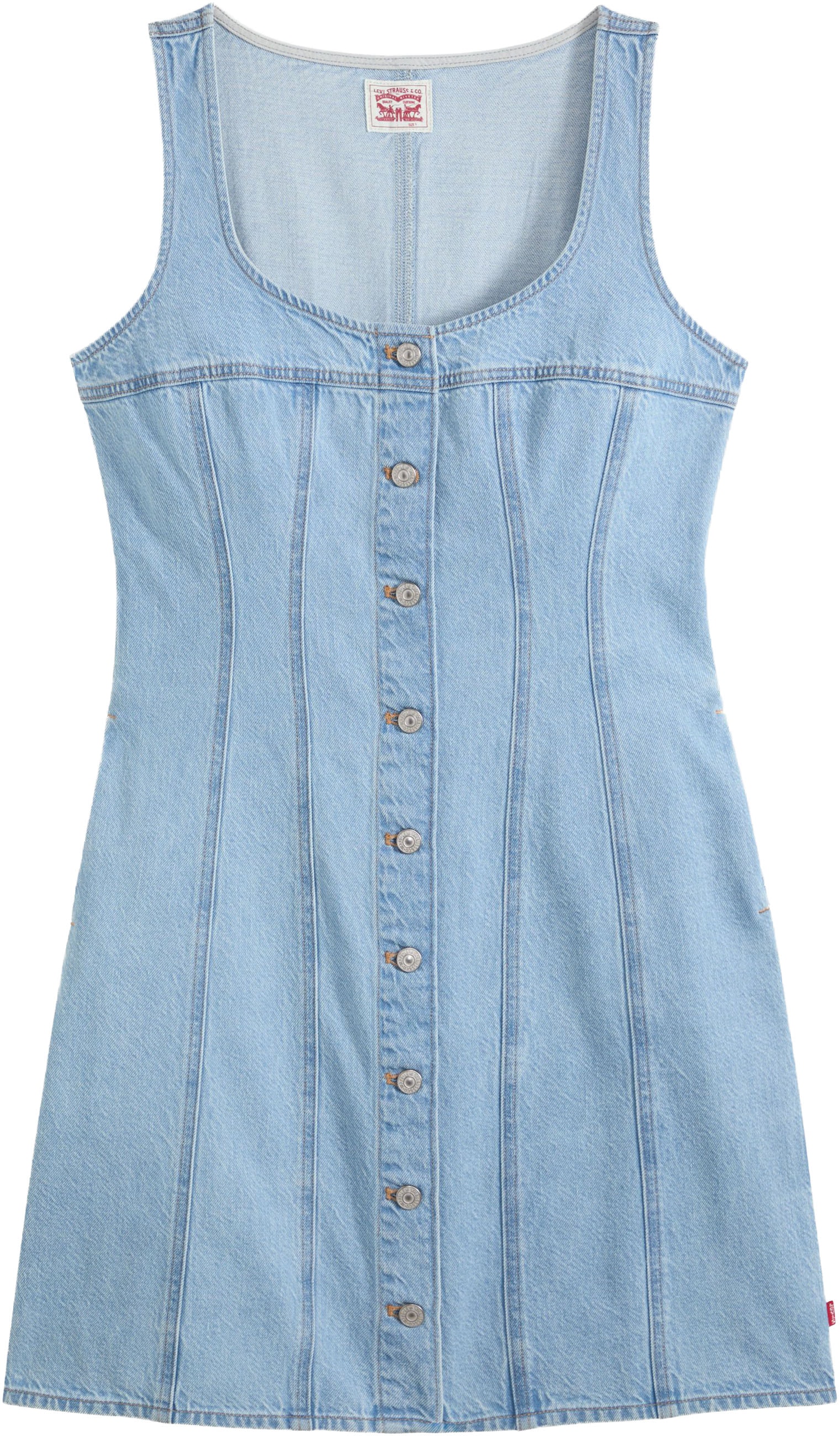 Levi's® Jeanskleid »AUDRA TANK DRESS« Im Rückenteil mit Riegel zur Weitenregulierung