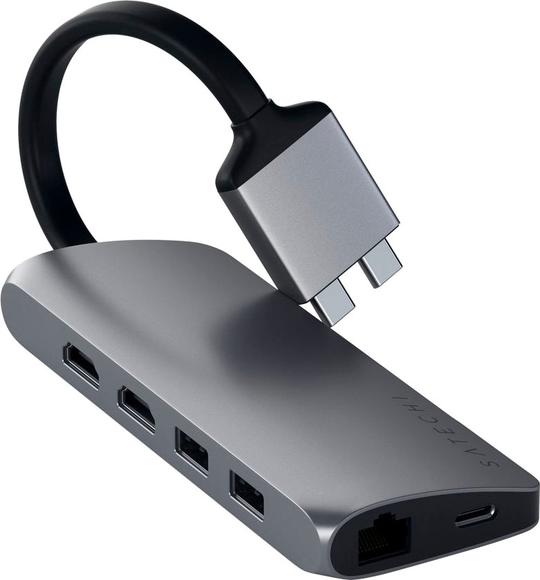 Satechi Notebook-Adapter »Type-C Dual Multimedia Adapter«