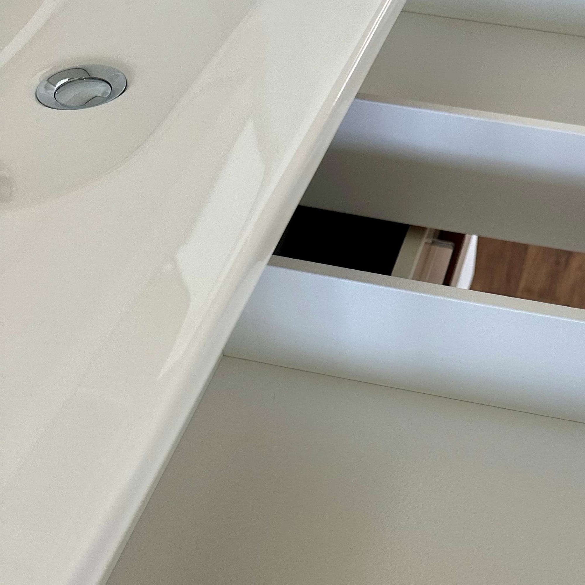 welltime Waschtisch »Round« FSC®-zertifiziert, (2 Breiten: 61/81 cm H/T ca .51,8/45cm)