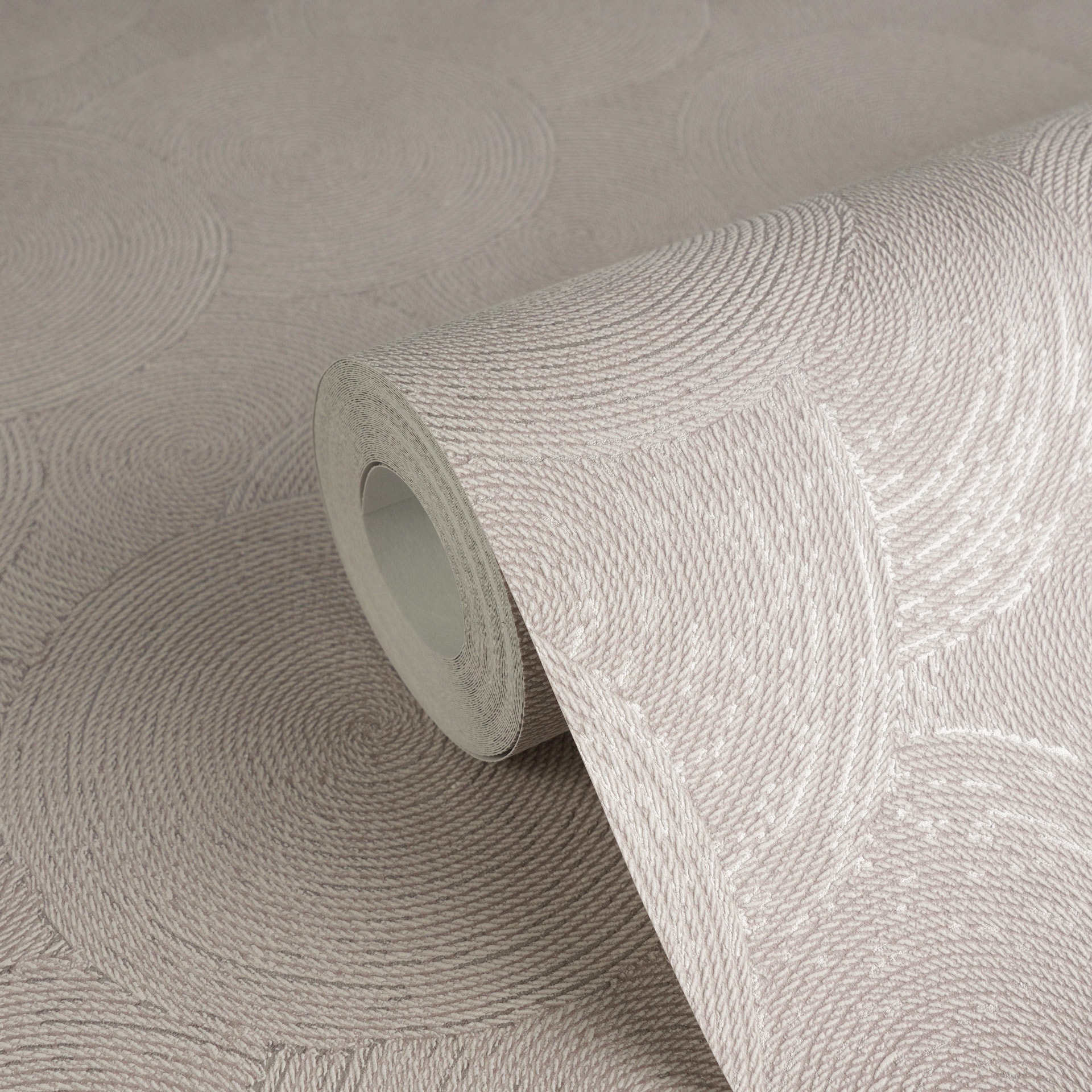 A.S. Création Vliestapete »mit kreisförmigem Muster Akzentwände« matt strukturiert Moderne Vliestapete mit dynamischem Kreis-Design