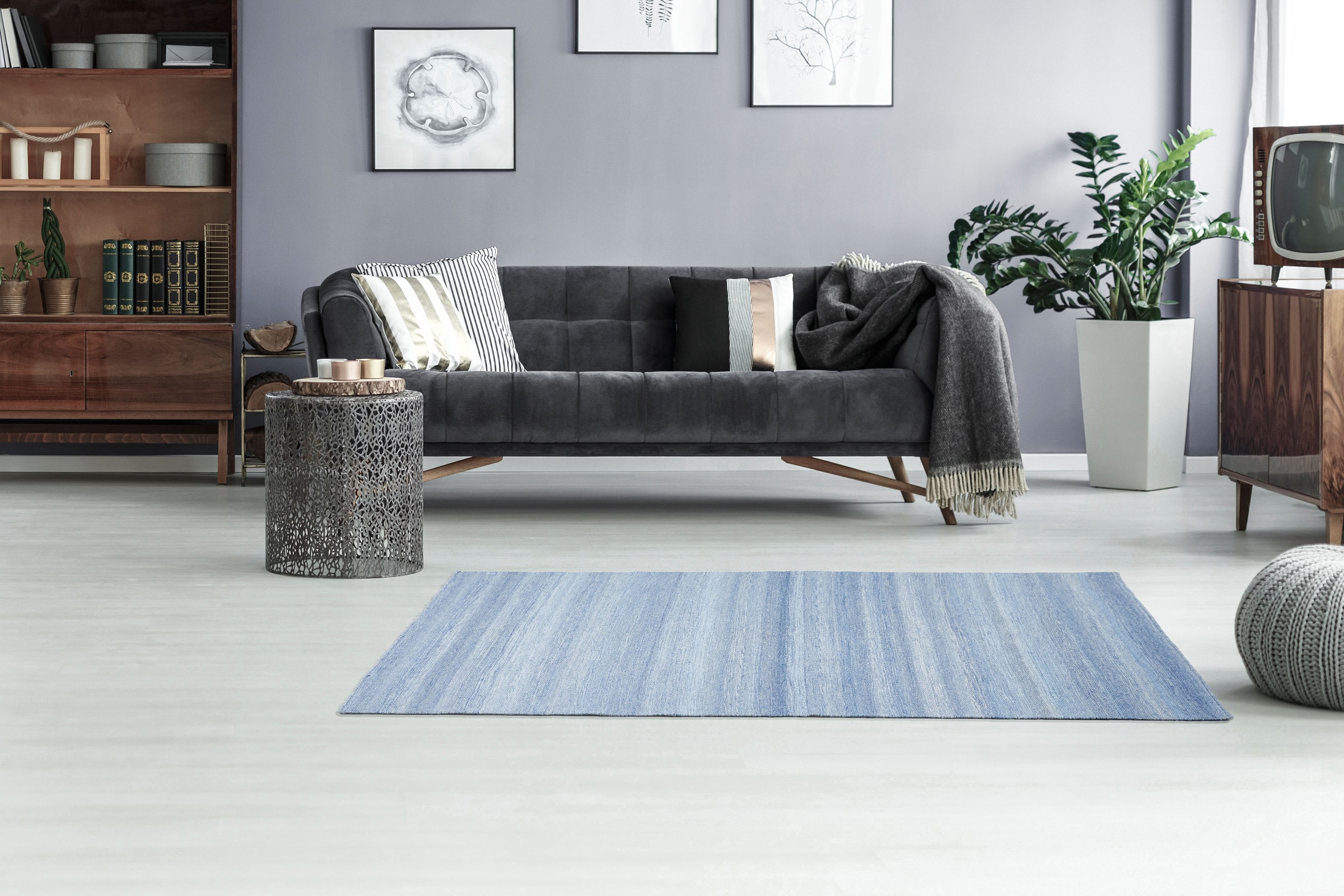 LUXOR living Teppich »Bodo«, rechteckig, 15 mm Höhe, meliert, In- und Outdoor geeignet, Wohnzimmer