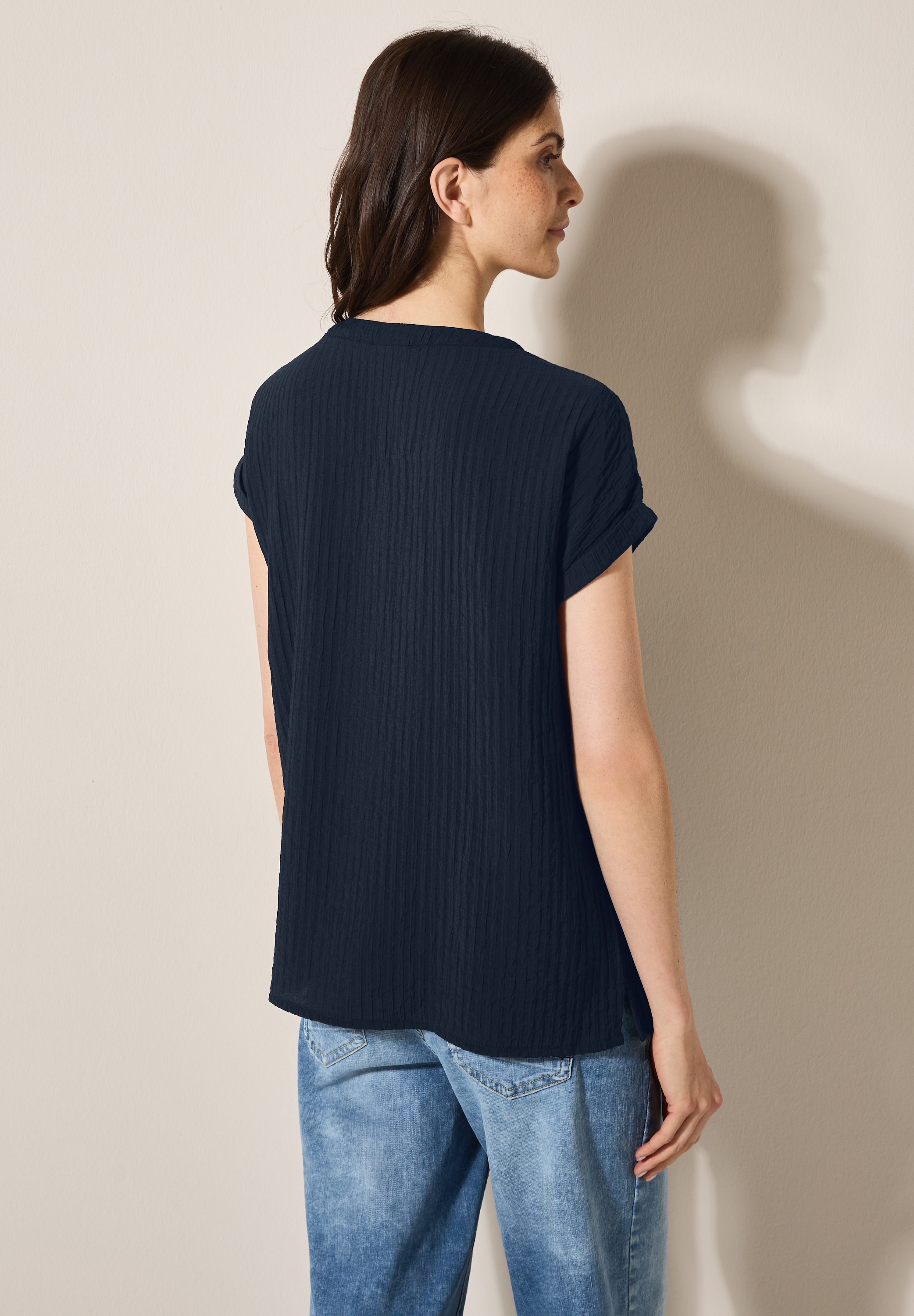 Cecil Kurzarmbluse, aus softer Viskose günstig online kaufen