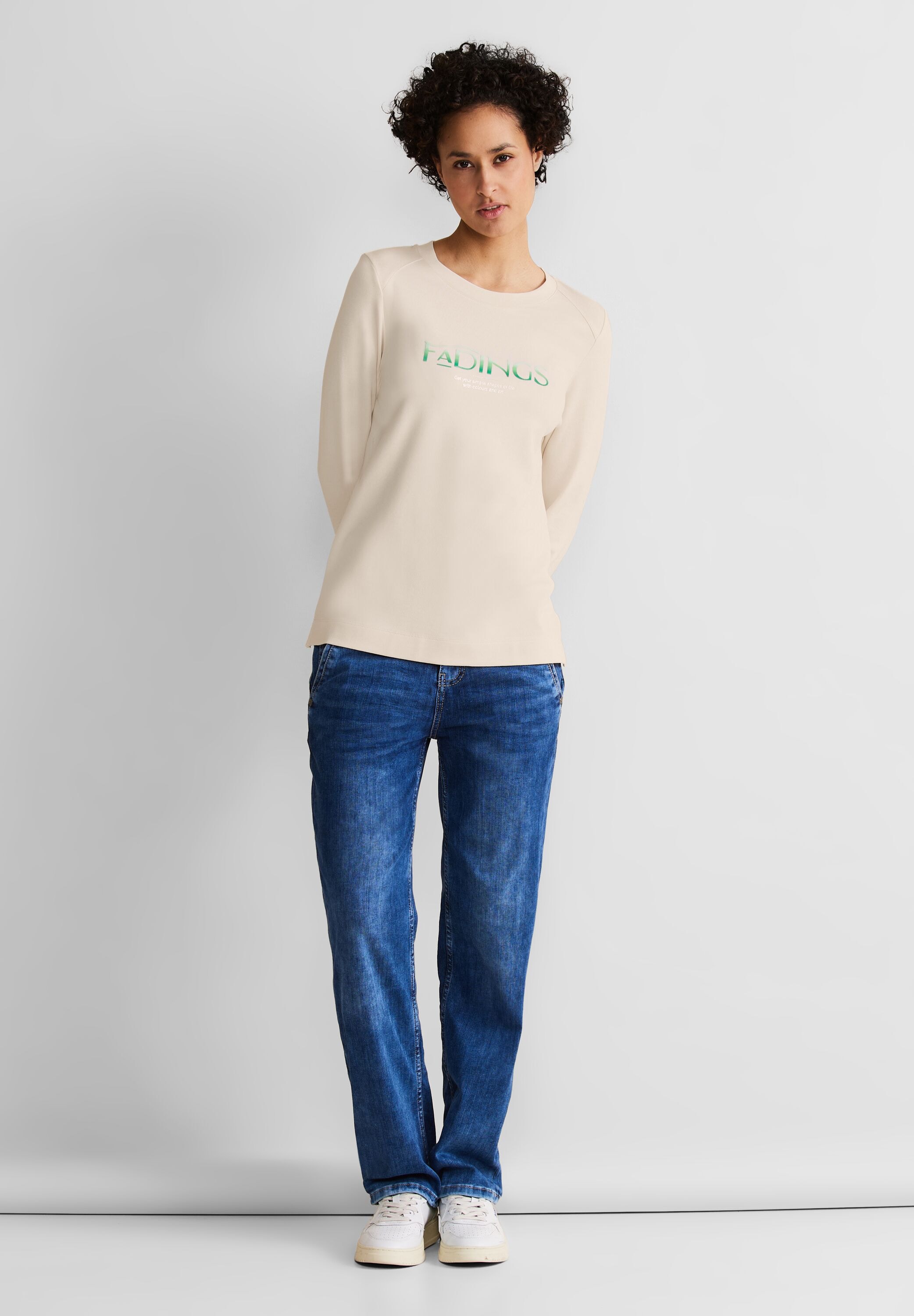 STREET ONE T-Shirt, mit Rundhalsausschnitt