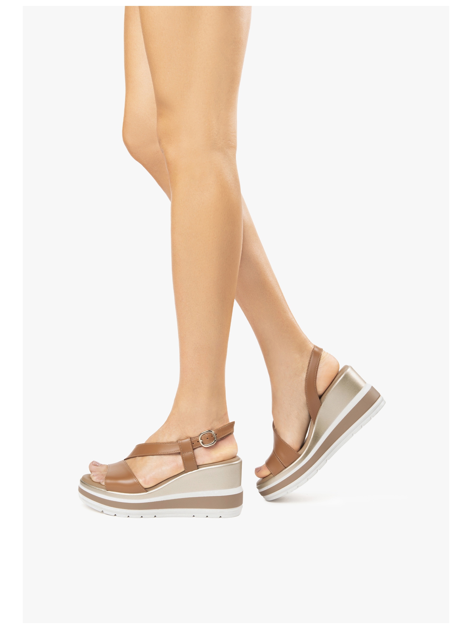 Nero Giardini Keilsandalette »Nero Giardini Sandalen Leder«