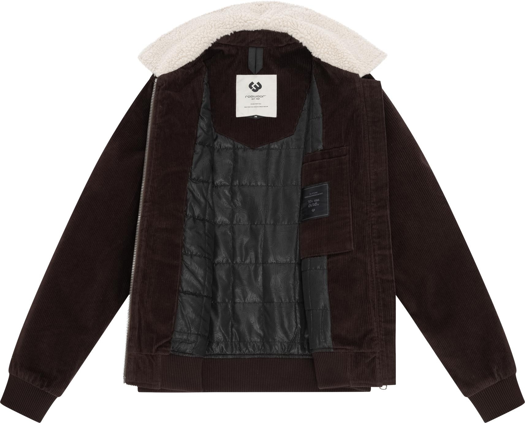 Ragwear Cordjacke »Aviss«, ohne Kapuze, Wasserdichte Herren Übergangsjacke aus Kord