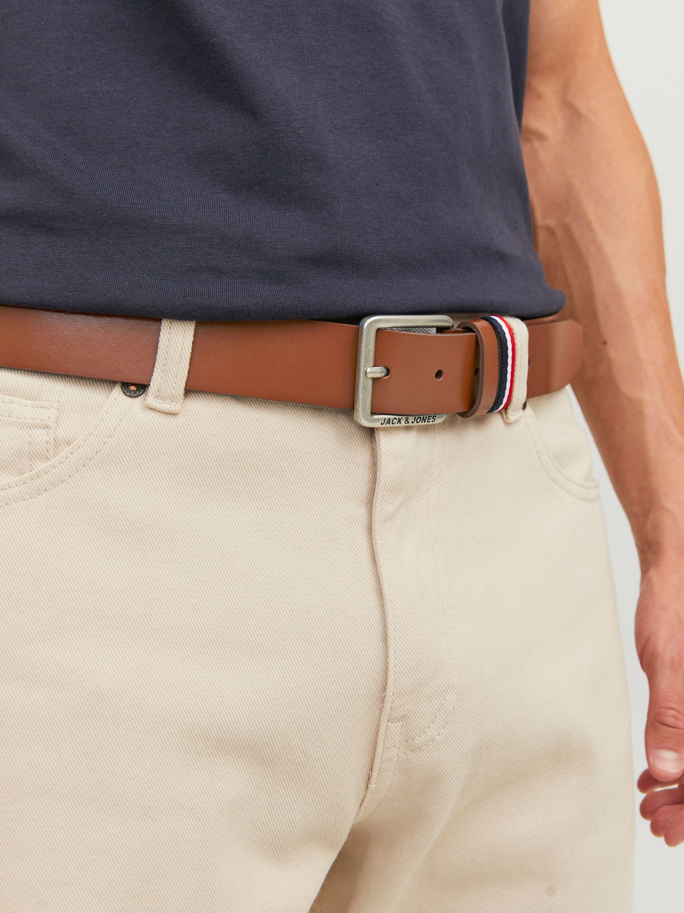 Jack & Jones Ledergürtel "JACESPO BELT NOOS" günstig online kaufen