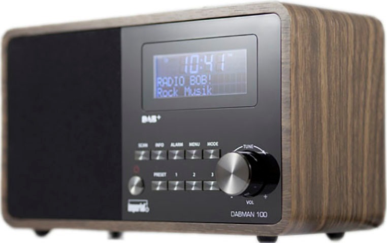 IMPERIAL by TELESTAR Digitalradio (DAB+) »DABMAN 100«, (FM-Tuner-UKW mit RDS-Digitalradio (DAB+) 7 W)