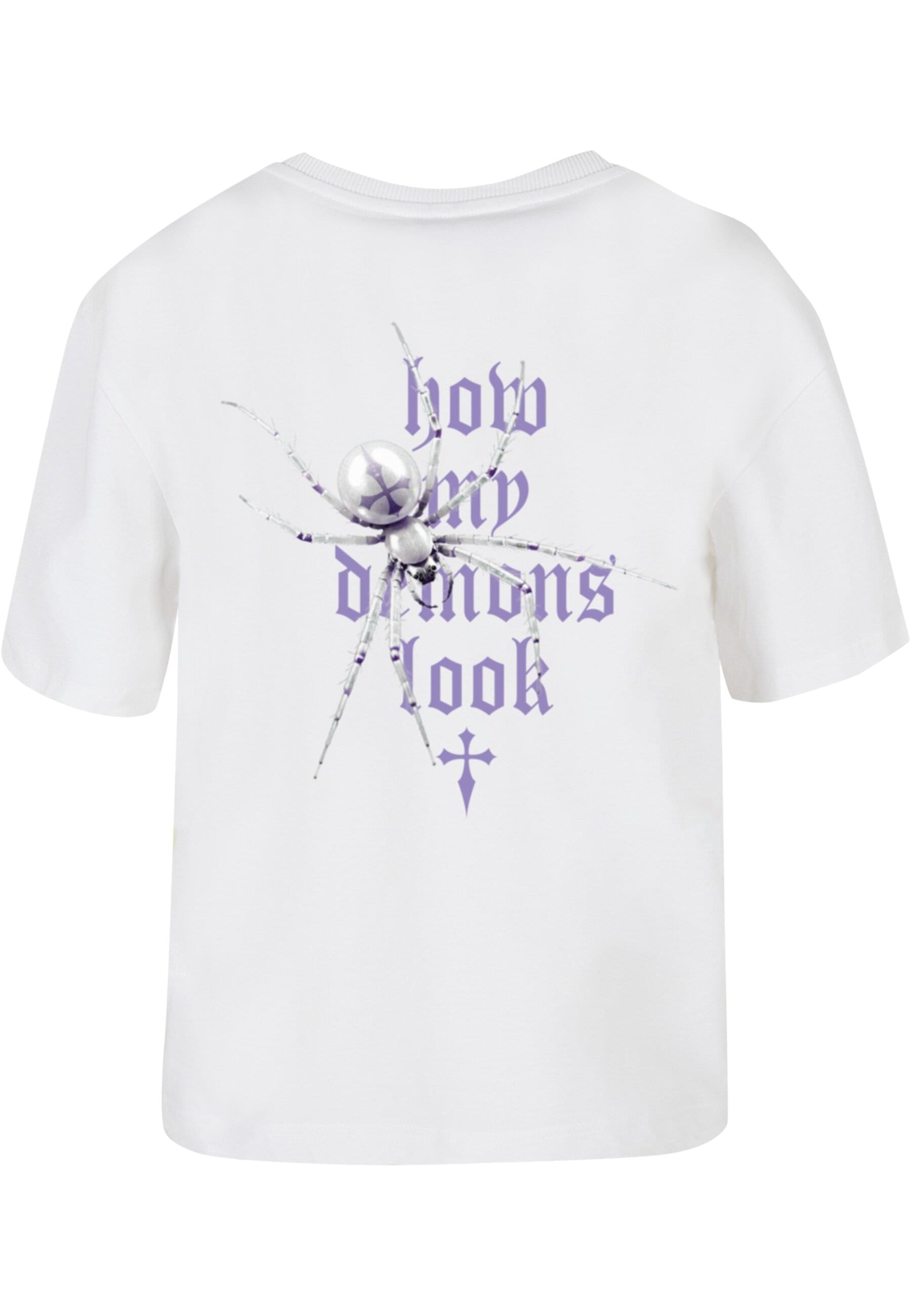 Miss Tee T-Shirt "Miss Tee Damen Pearl Spider Tee" 1 Stk. tlg. günstig online kaufen