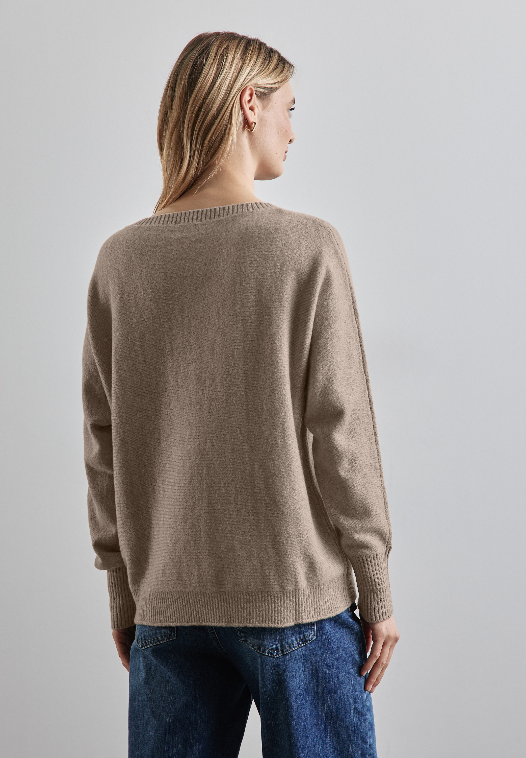 STREET ONE Strickpullover, mit U-Boot-Ausschnitt