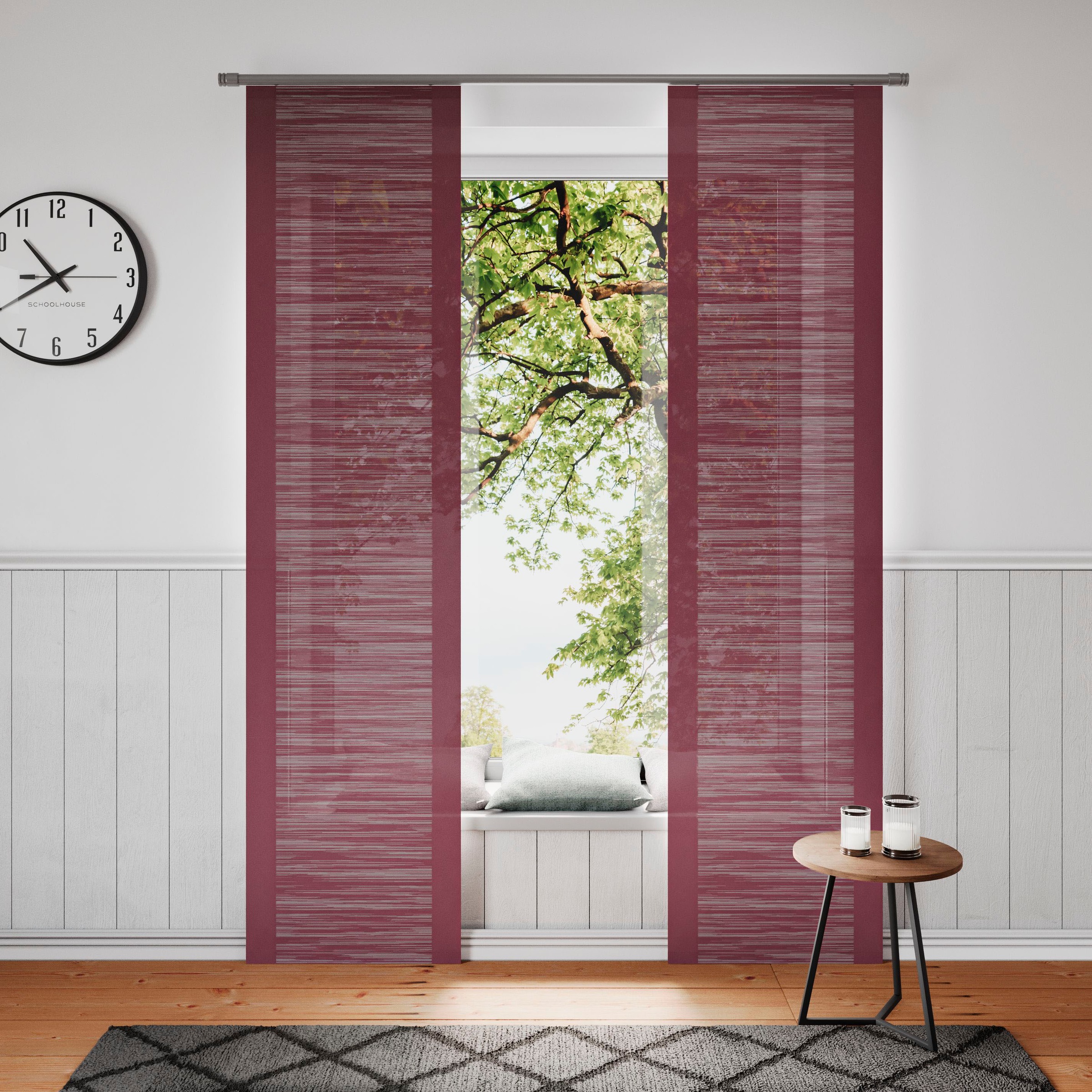 Neutex for you Schiebegardine "Padova" Klettband 1 Stk. tlg. inkl. Befestig günstig online kaufen