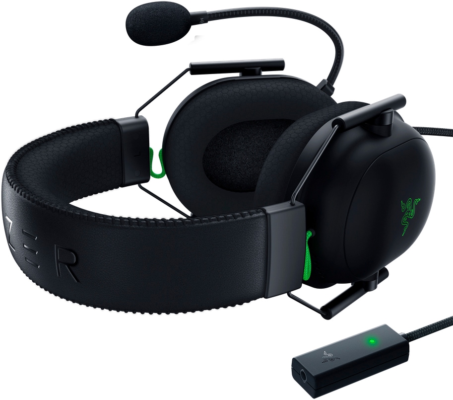 RAZER Headset »Blackshark V2 + USB Mic Enhancer«, Rauschunterdrückung BAUR