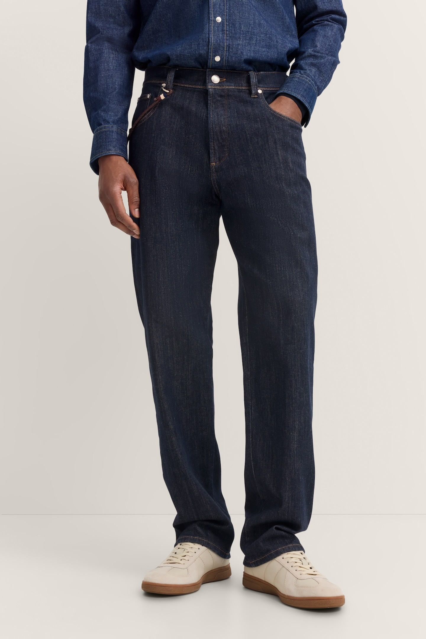 bugatti 5-Pocket-Jeans "Loose Fit", aus Luxury Raw Denim mit Stretch günstig online kaufen